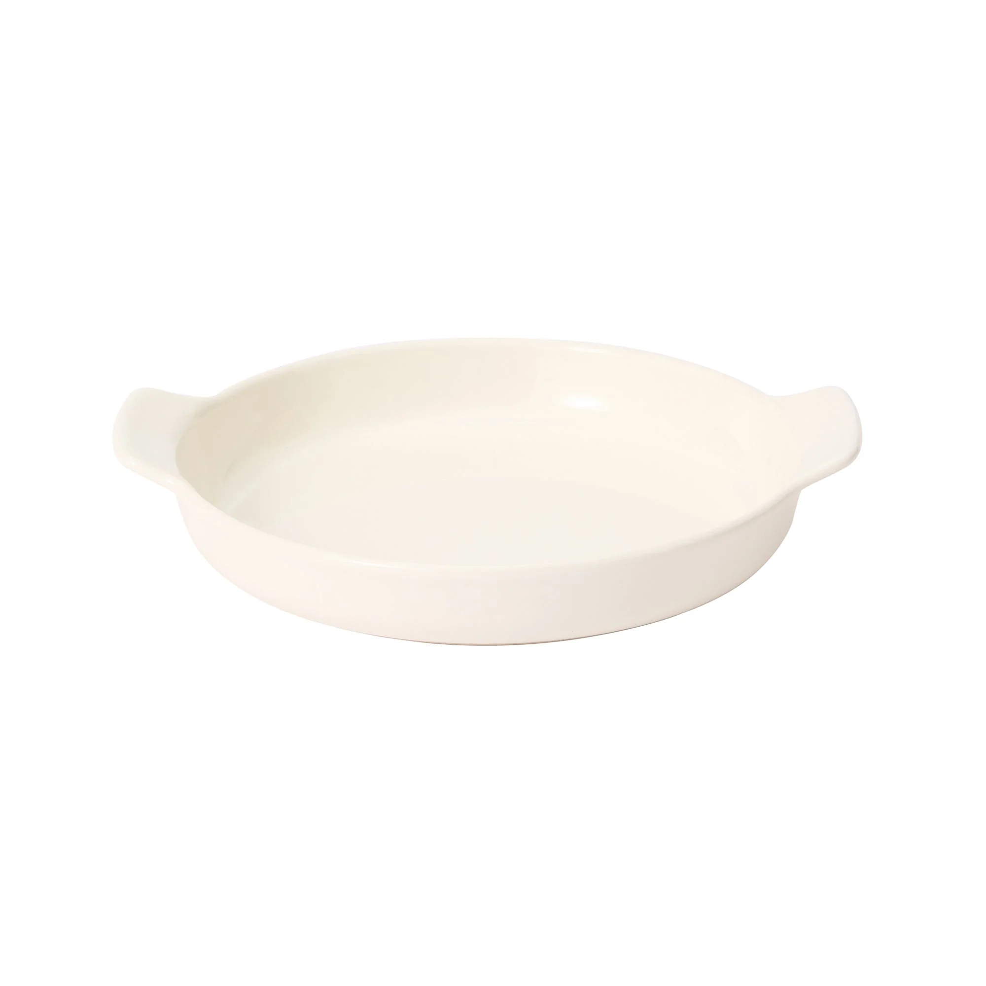 Stoneware Plate (Dia. 6.7") - Off White