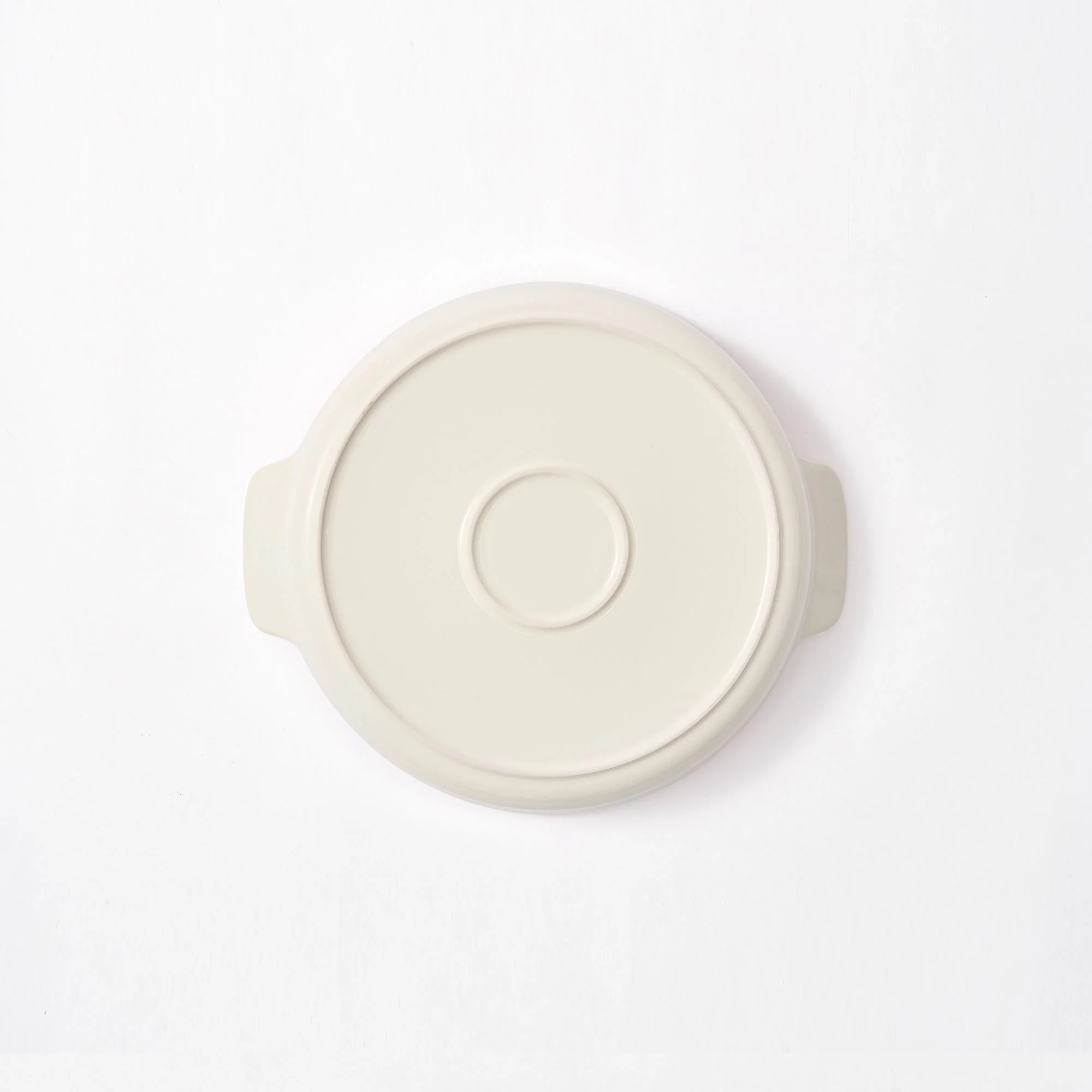 Stoneware Plate (Dia. 6.7") - Off White - Image 5