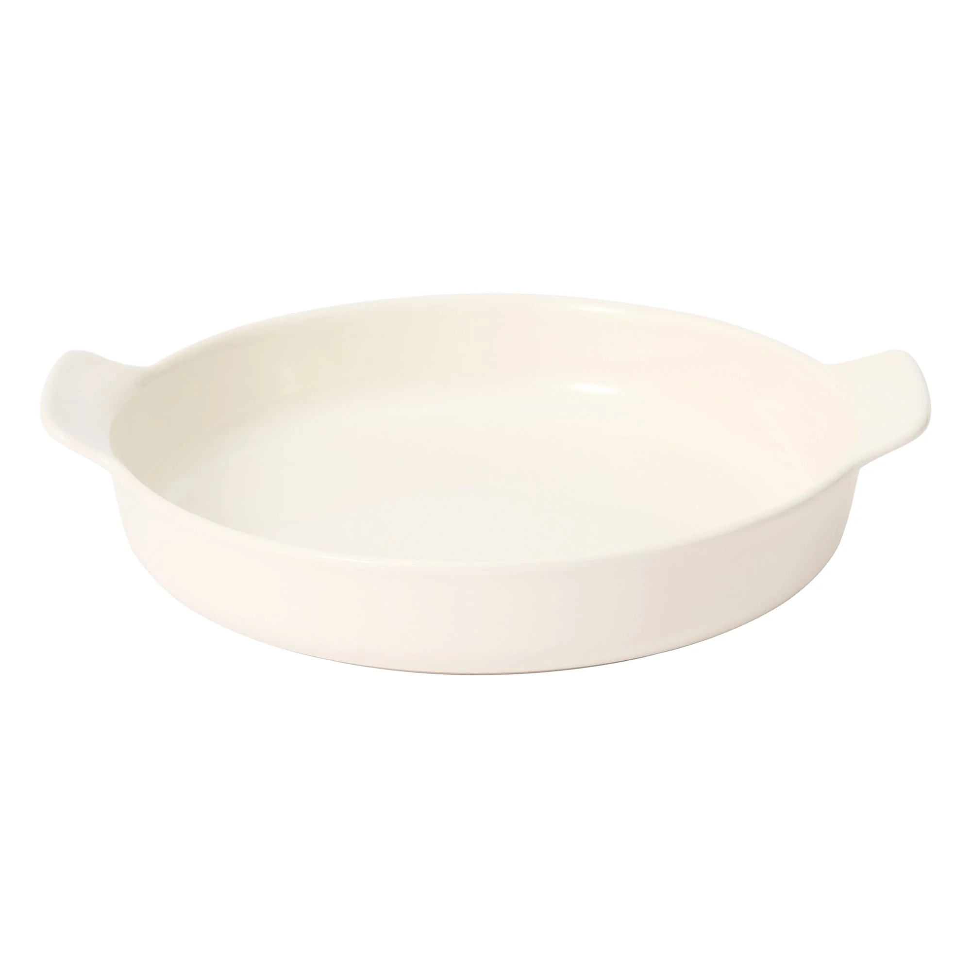 Stoneware Plate (Dia. 8.3") - Off White