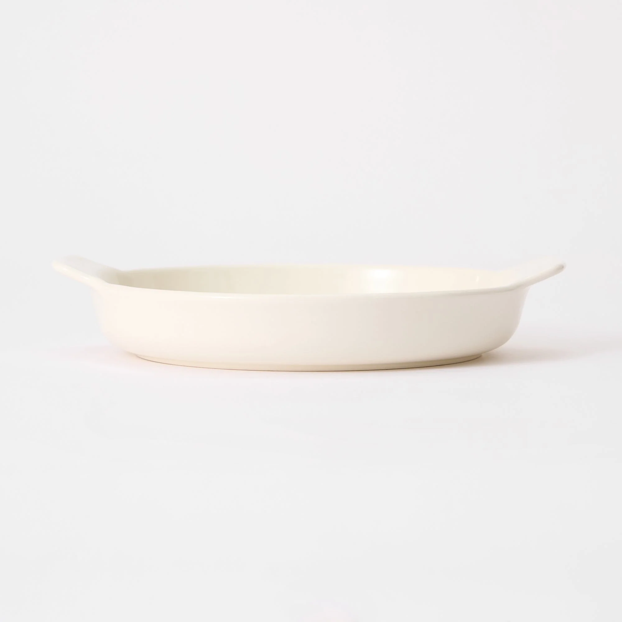 Stoneware Plate (Dia. 8.3") - Off White - Image 3