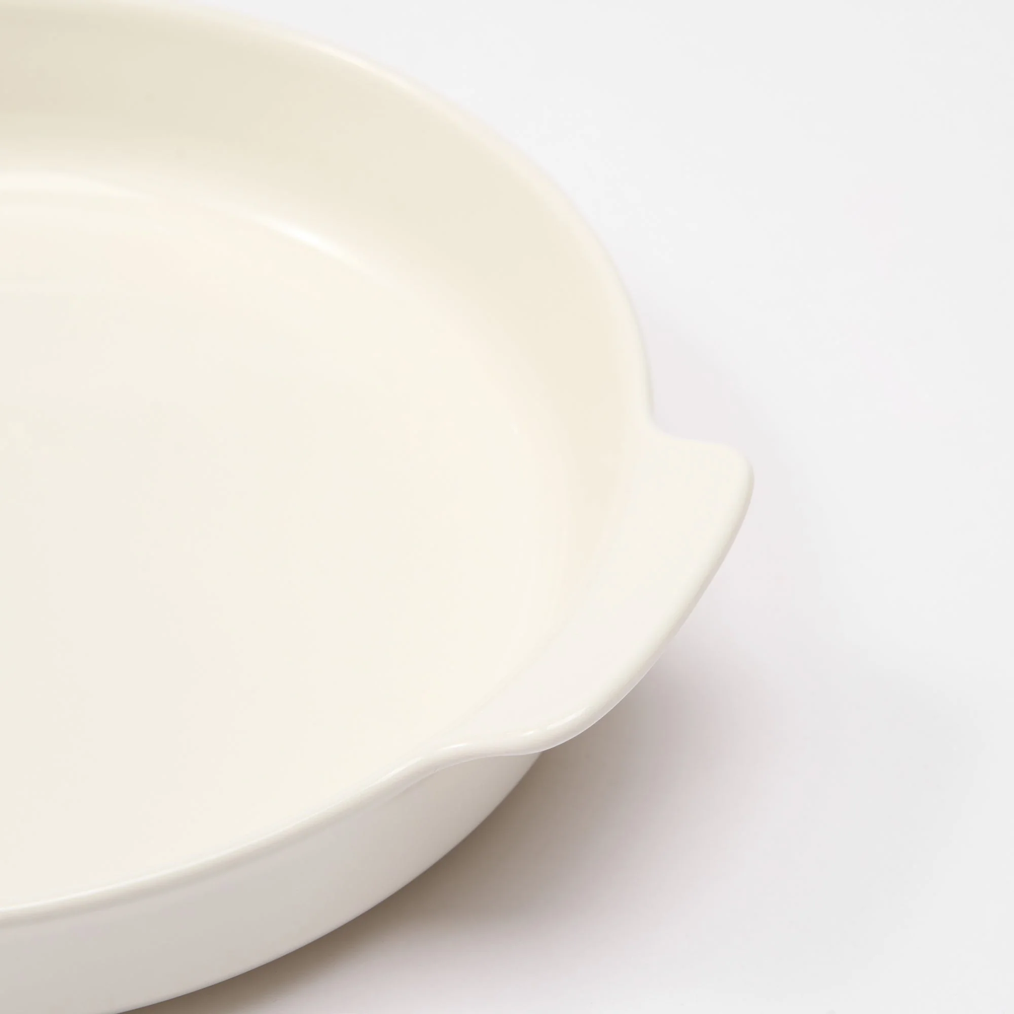 Stoneware Plate (Dia. 8.3") - Off White - Image 6