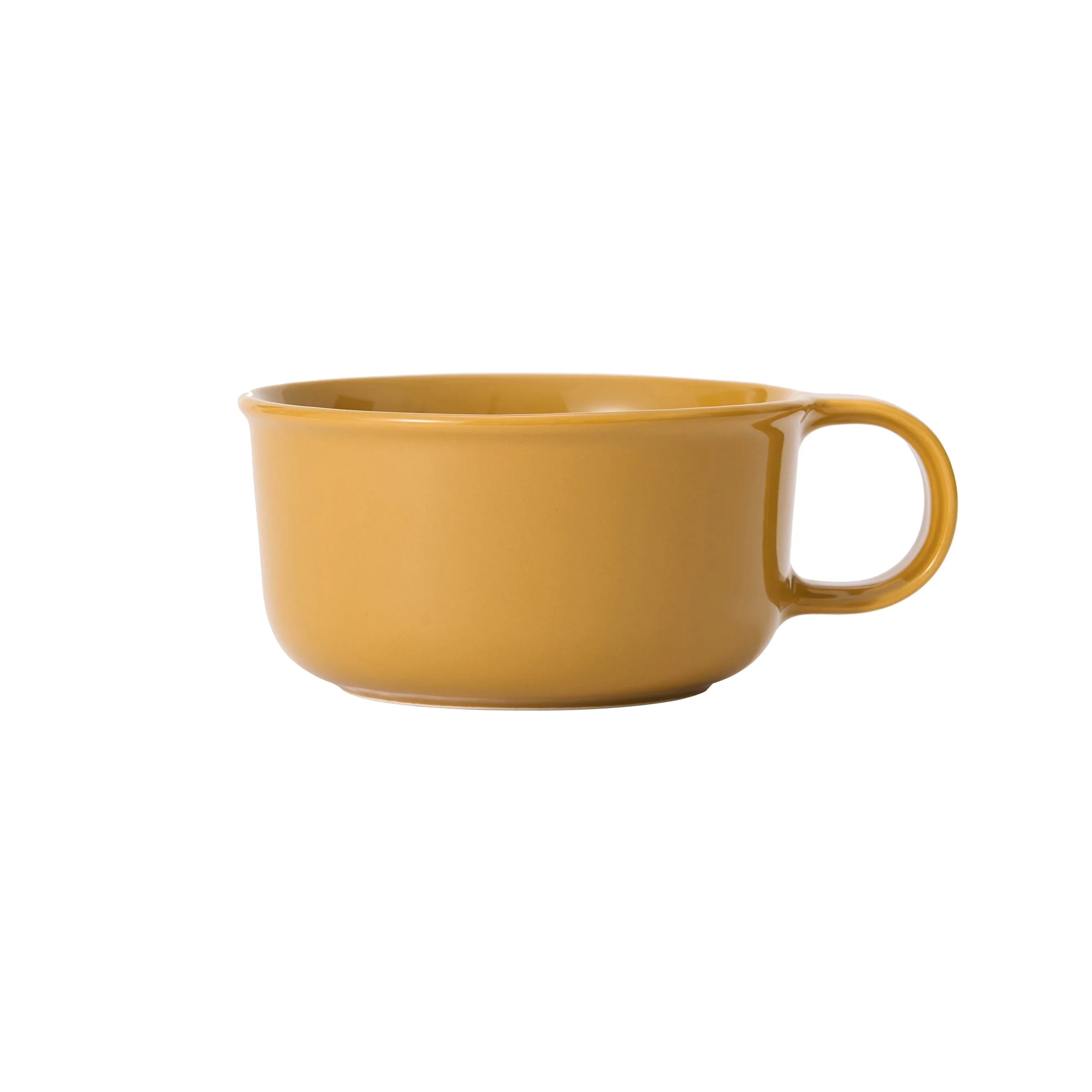 Stoneware Soup Mug Cup - Mustard Yellow