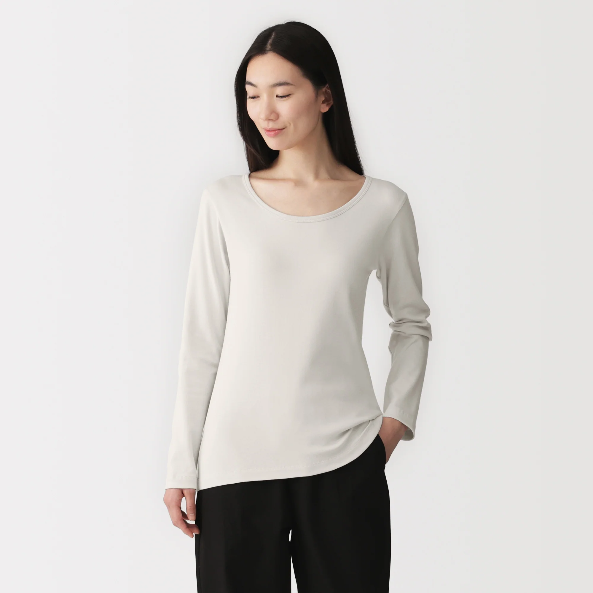 Stretch Rib Crewneck T-Shirt - Image 21