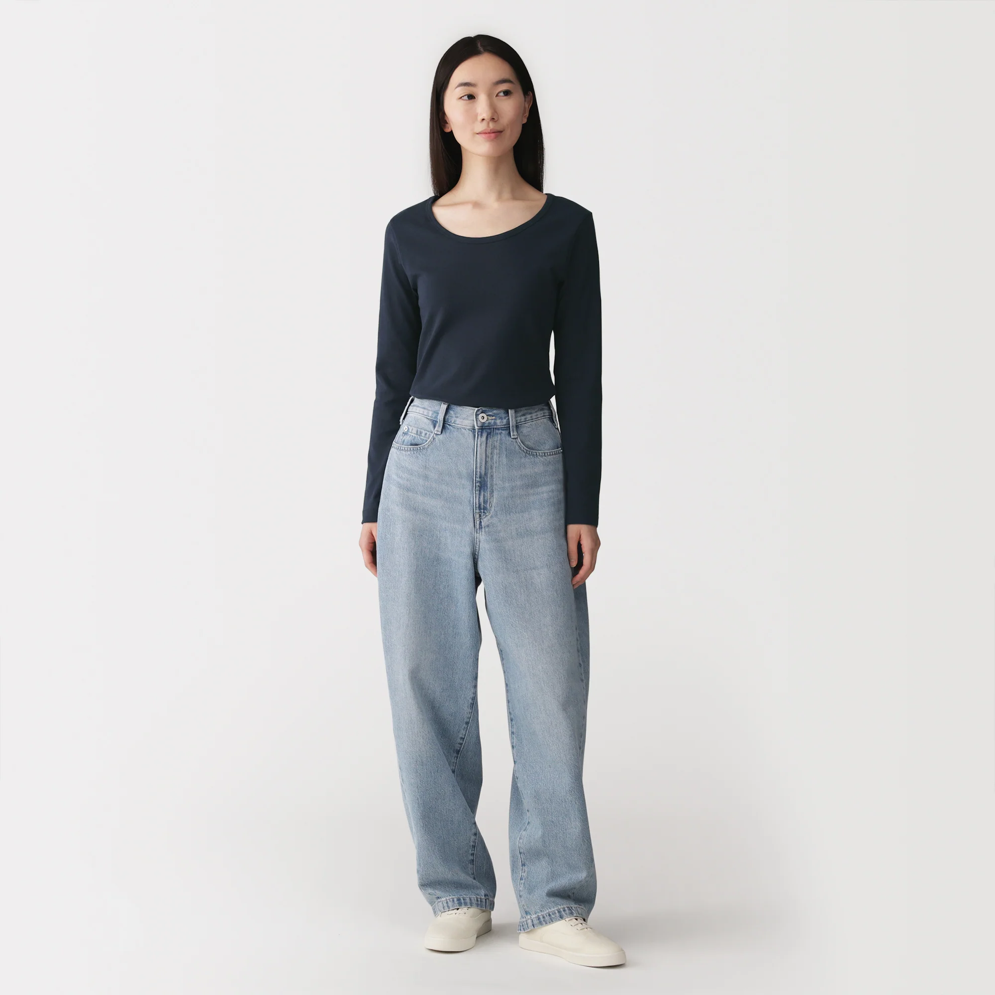 Stretch Rib Crewneck T-Shirt - Image 4