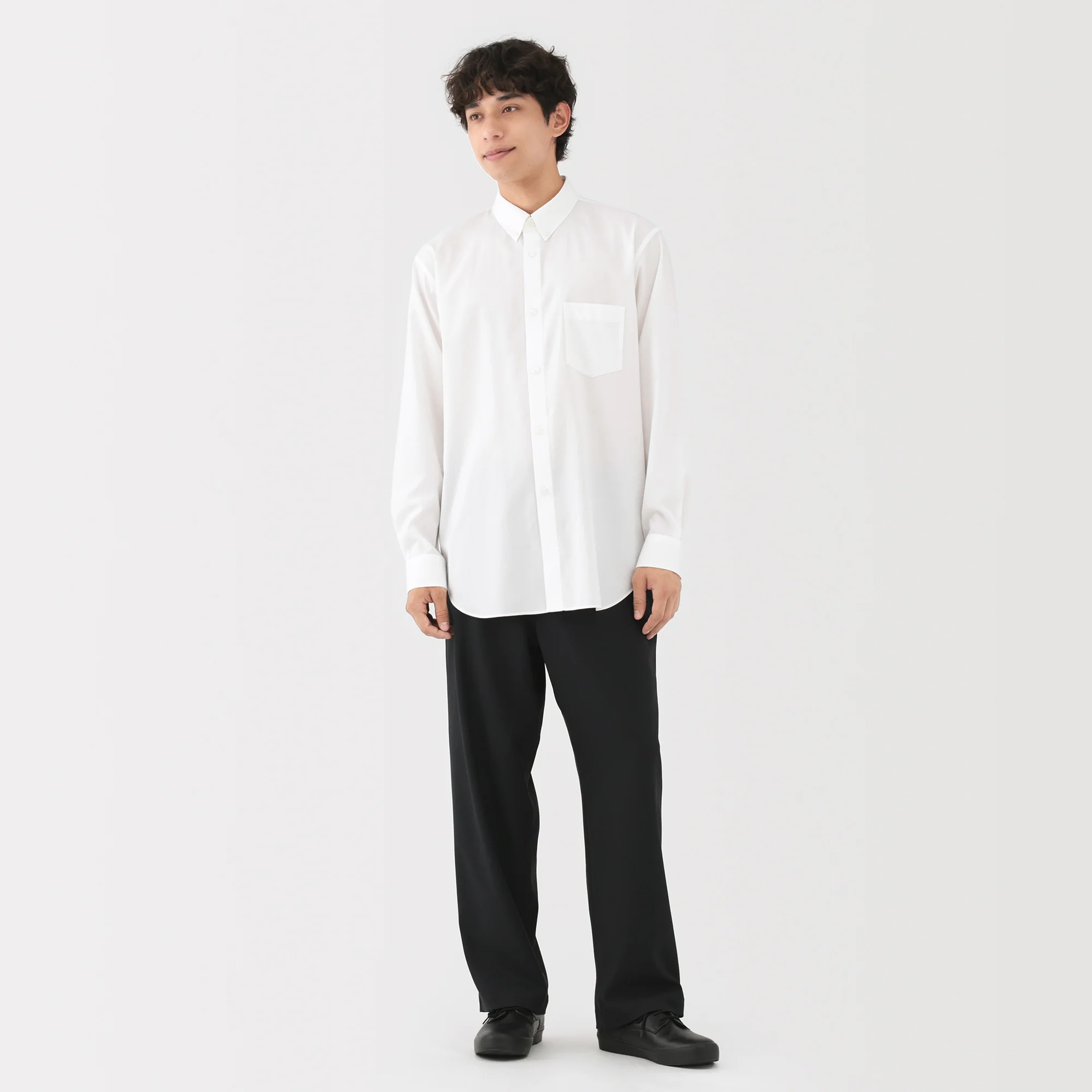 Stretch Wide Trousers - Image 14