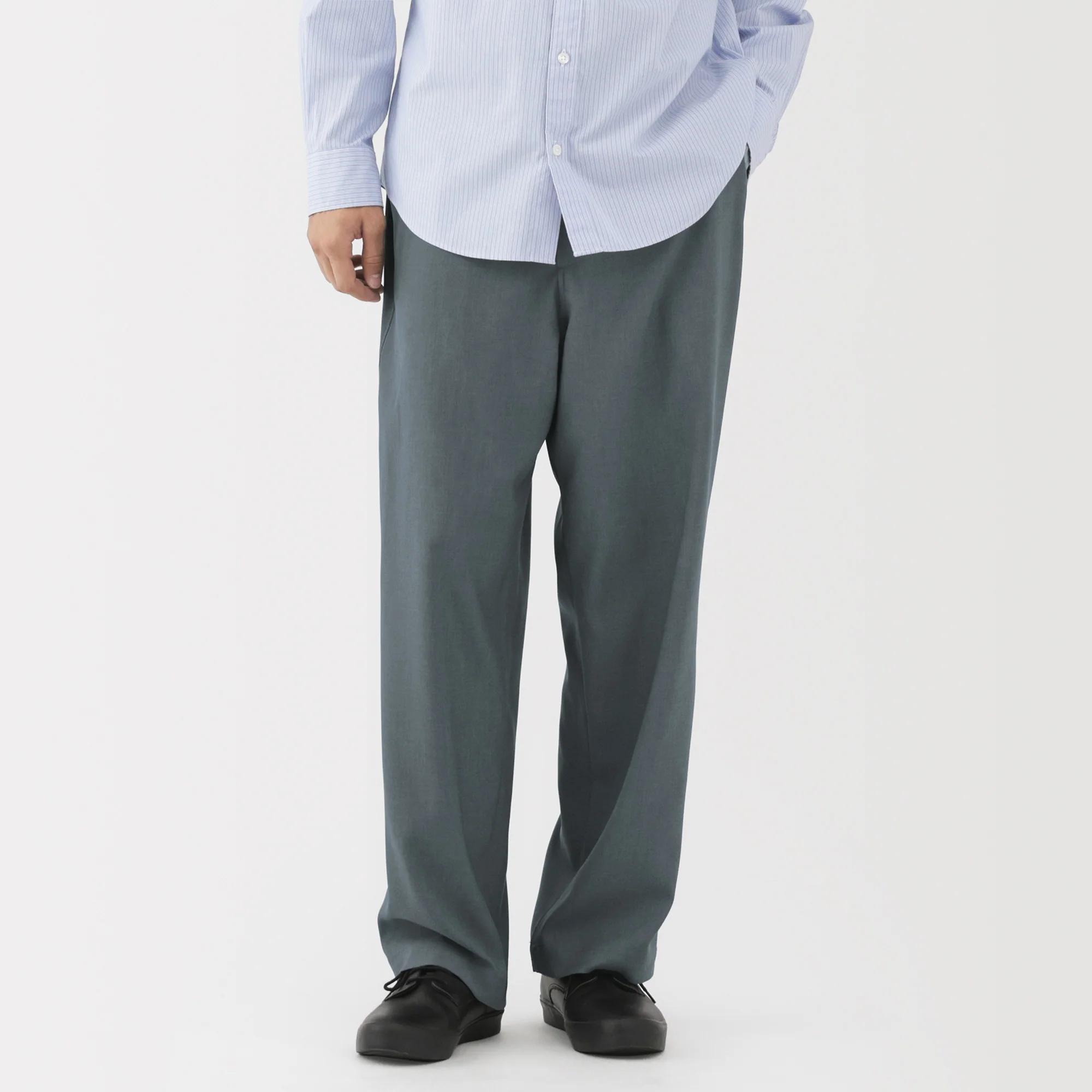Stretch Wide Trousers - Image 23