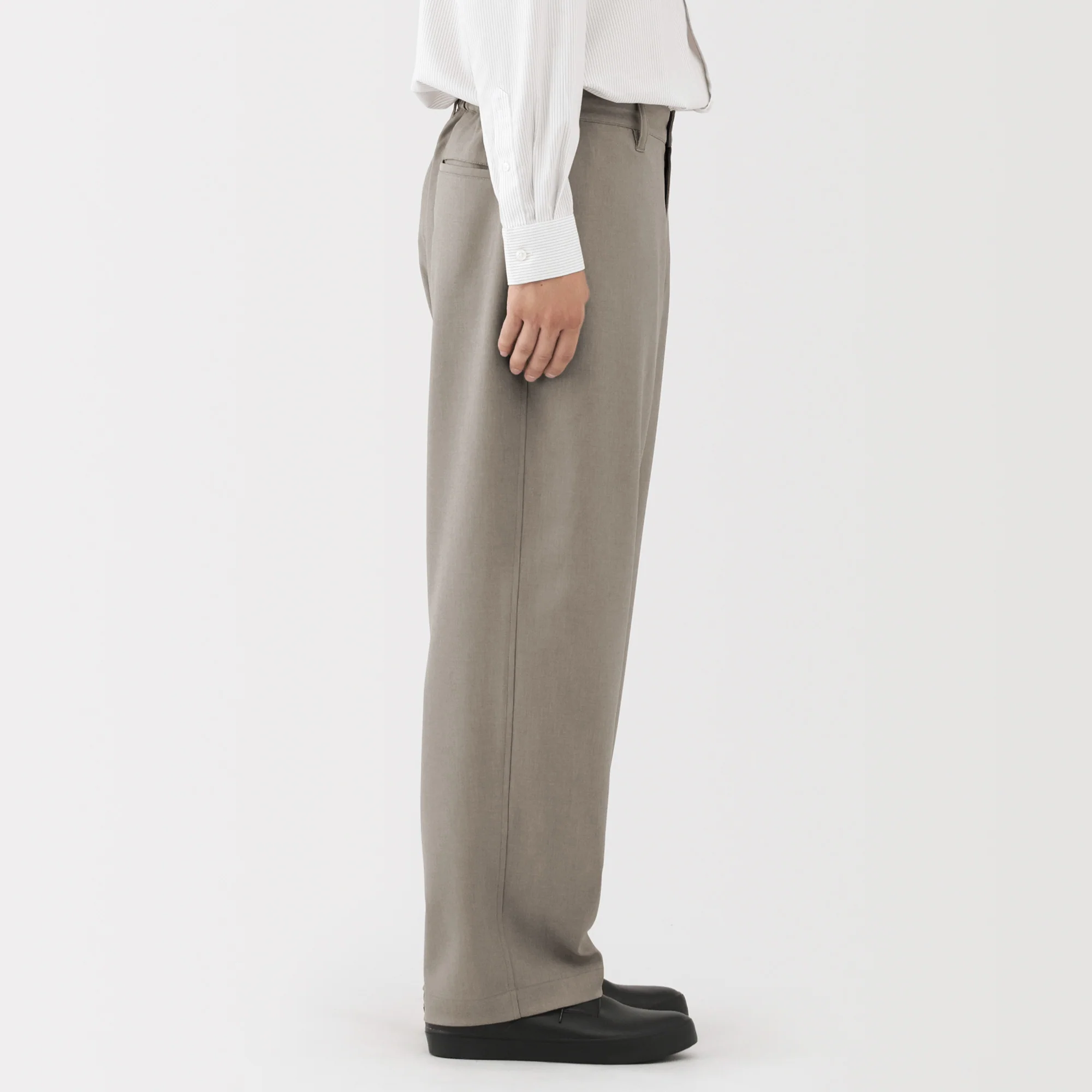 Stretch Wide Trousers - Image 25