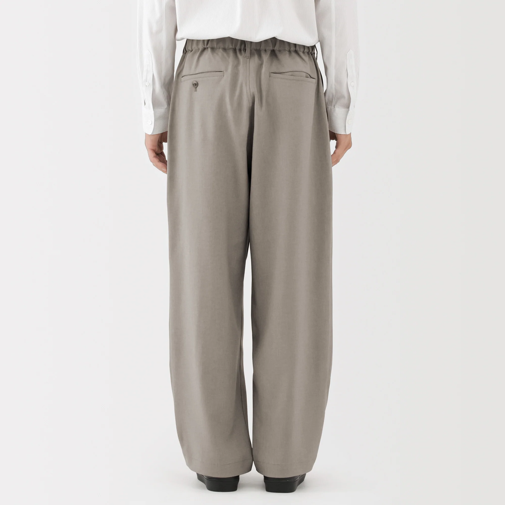 Stretch Wide Trousers - Image 26
