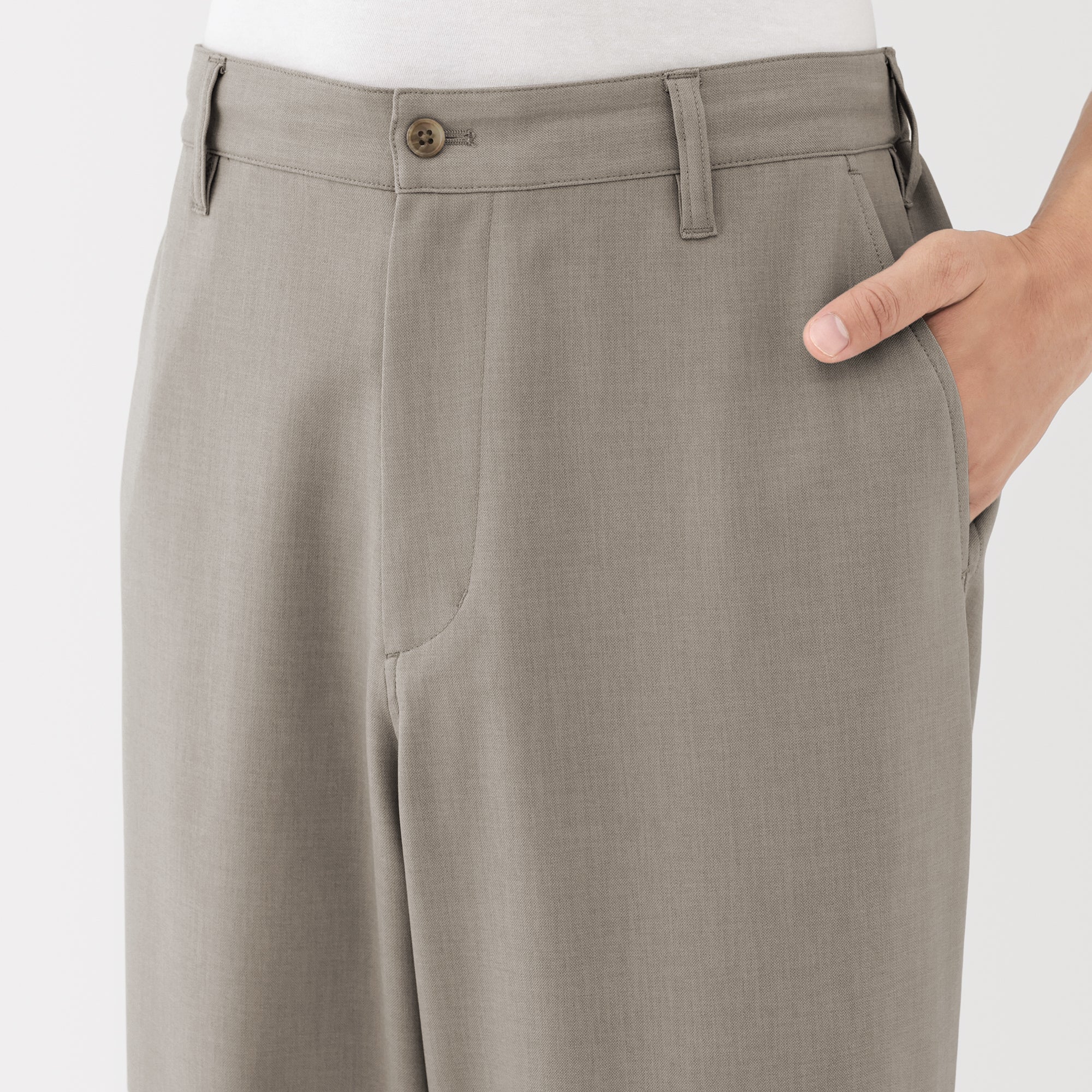 Stretch Wide Trousers - Image 27