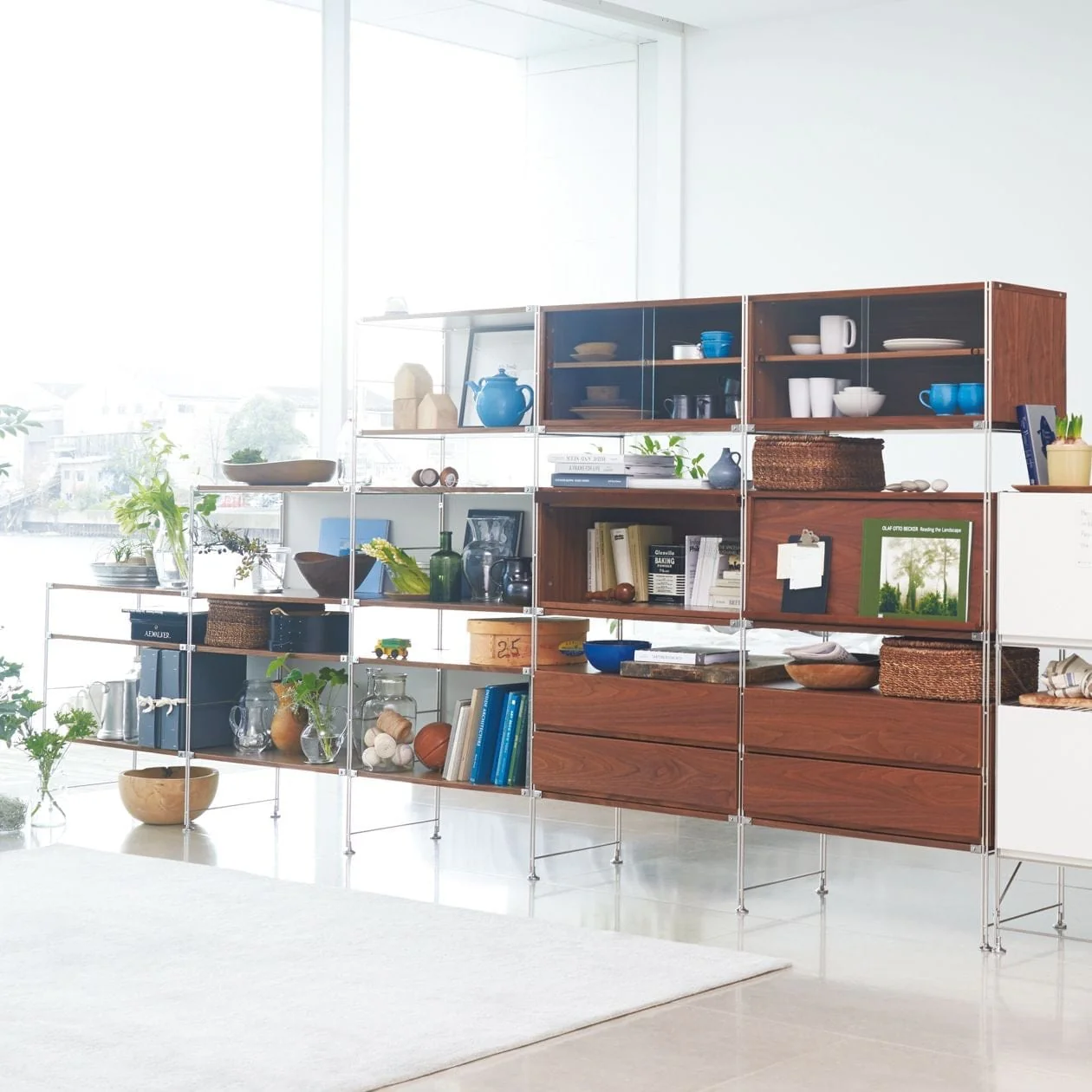 SUS Shelving Unit Stainless Steel Additional Frame - Medium (H47.2") - Image 2