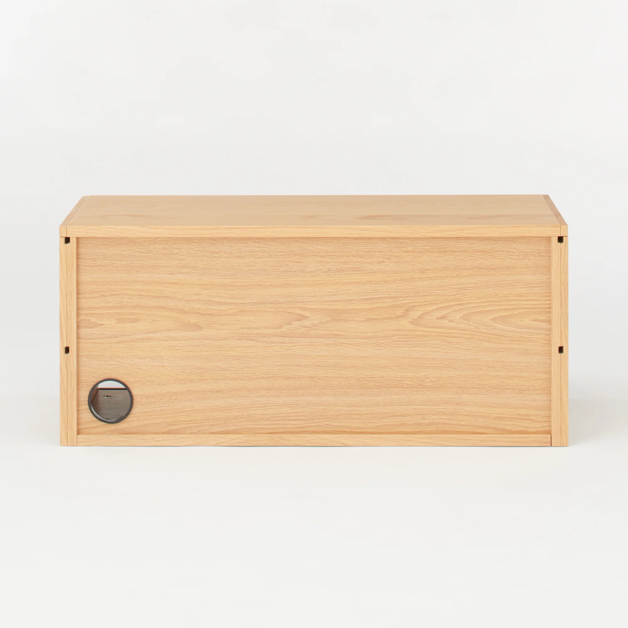SUS Shelving Unit - Box with Glass Door - Oak - Image 6