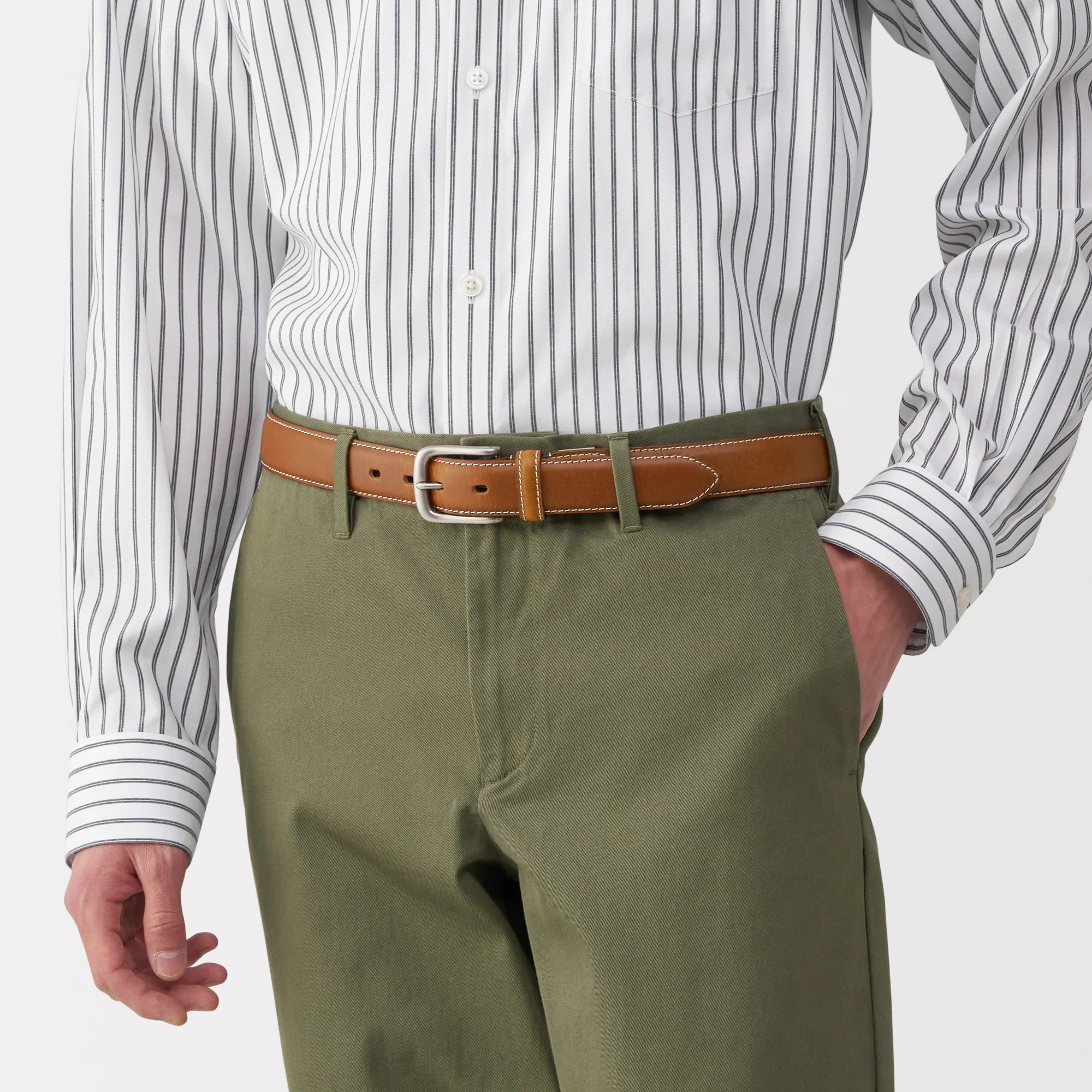 Tanned Leather Adjustable Belt - Image 29