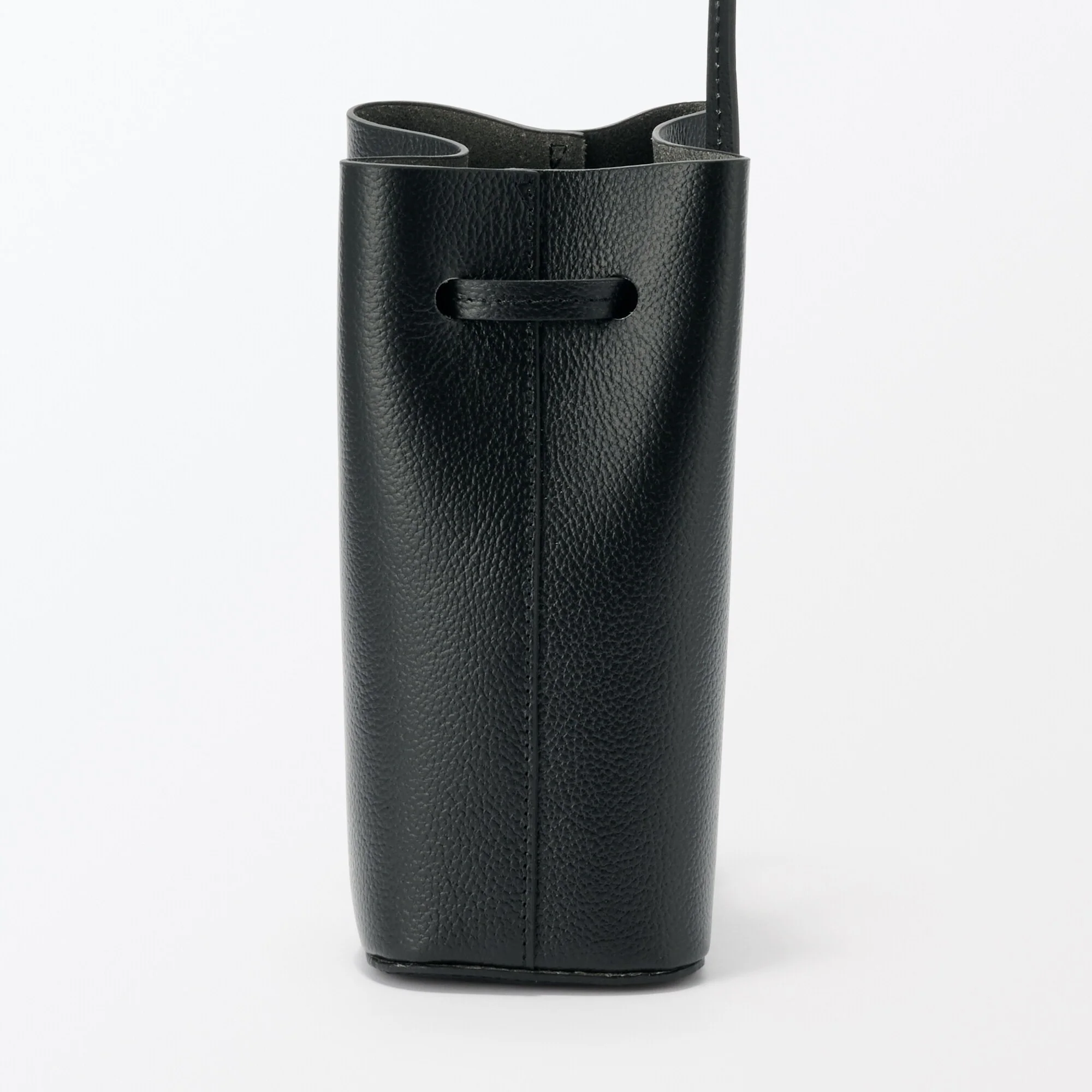 Tanned Leather Drawstring Bag - Image 8