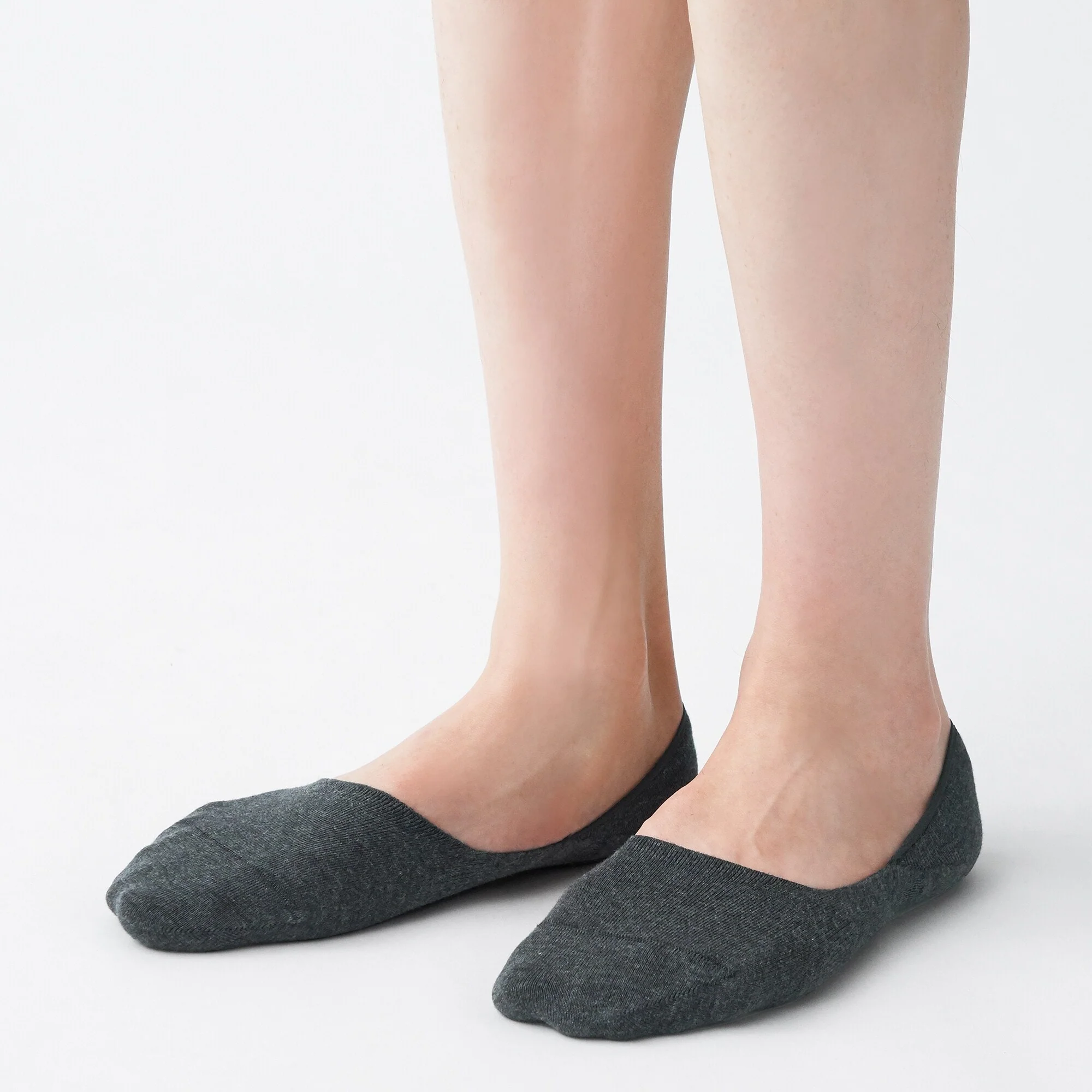 Thin No Show Socks with Heel Grips 25-29cm - Image 3