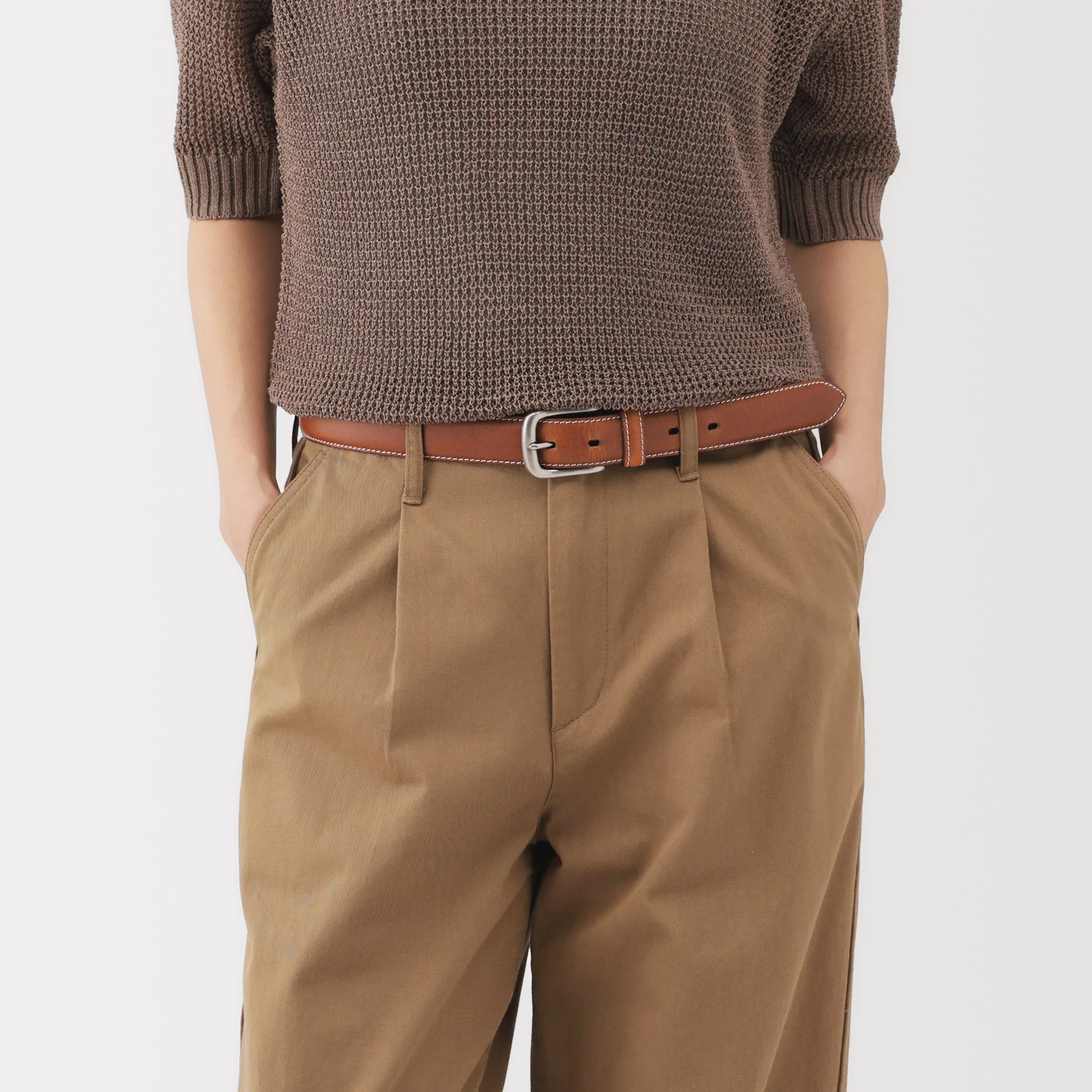 Tanned Leather Adjustable Belt - Image 10