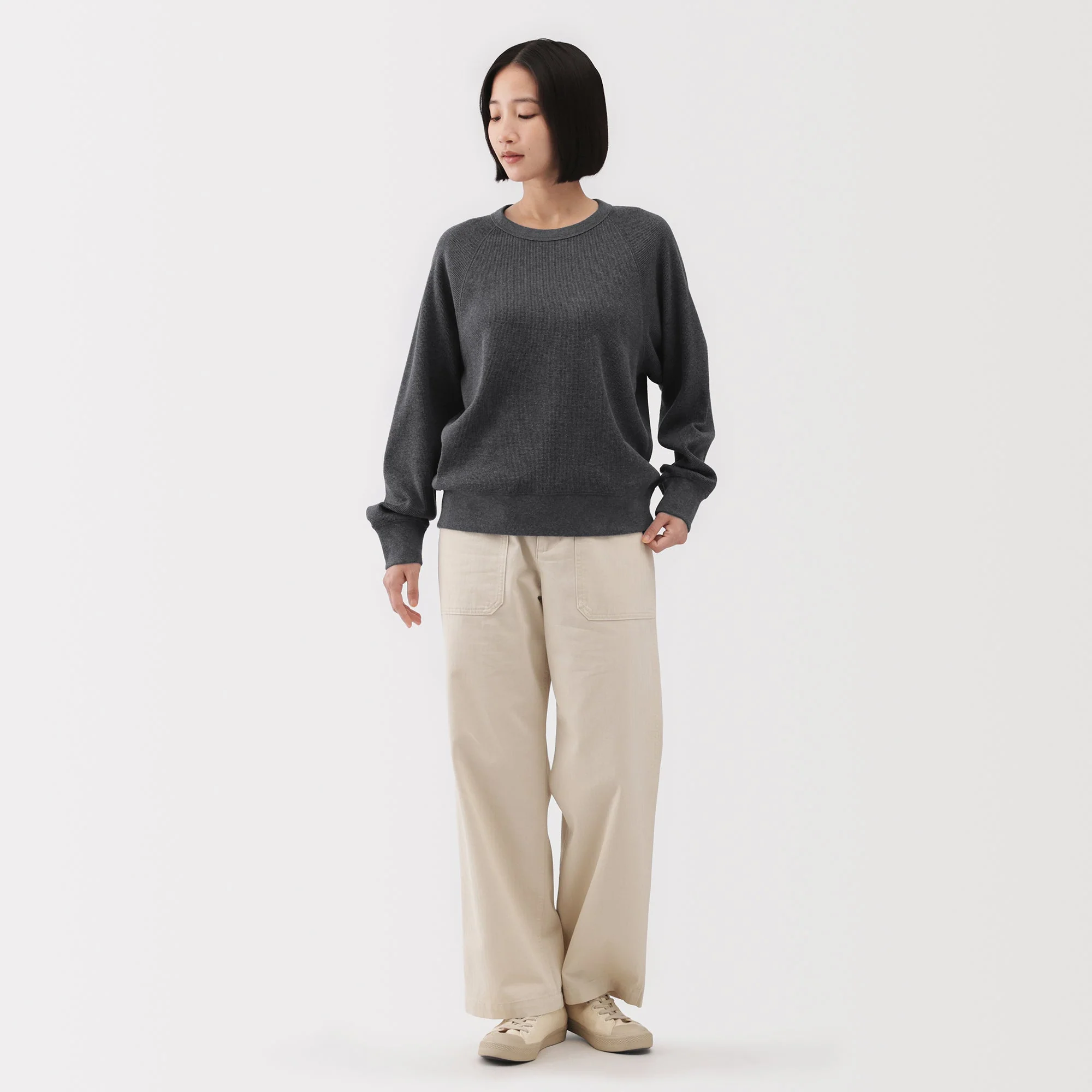 Waffle Crewneck T-Shirt - Image 4