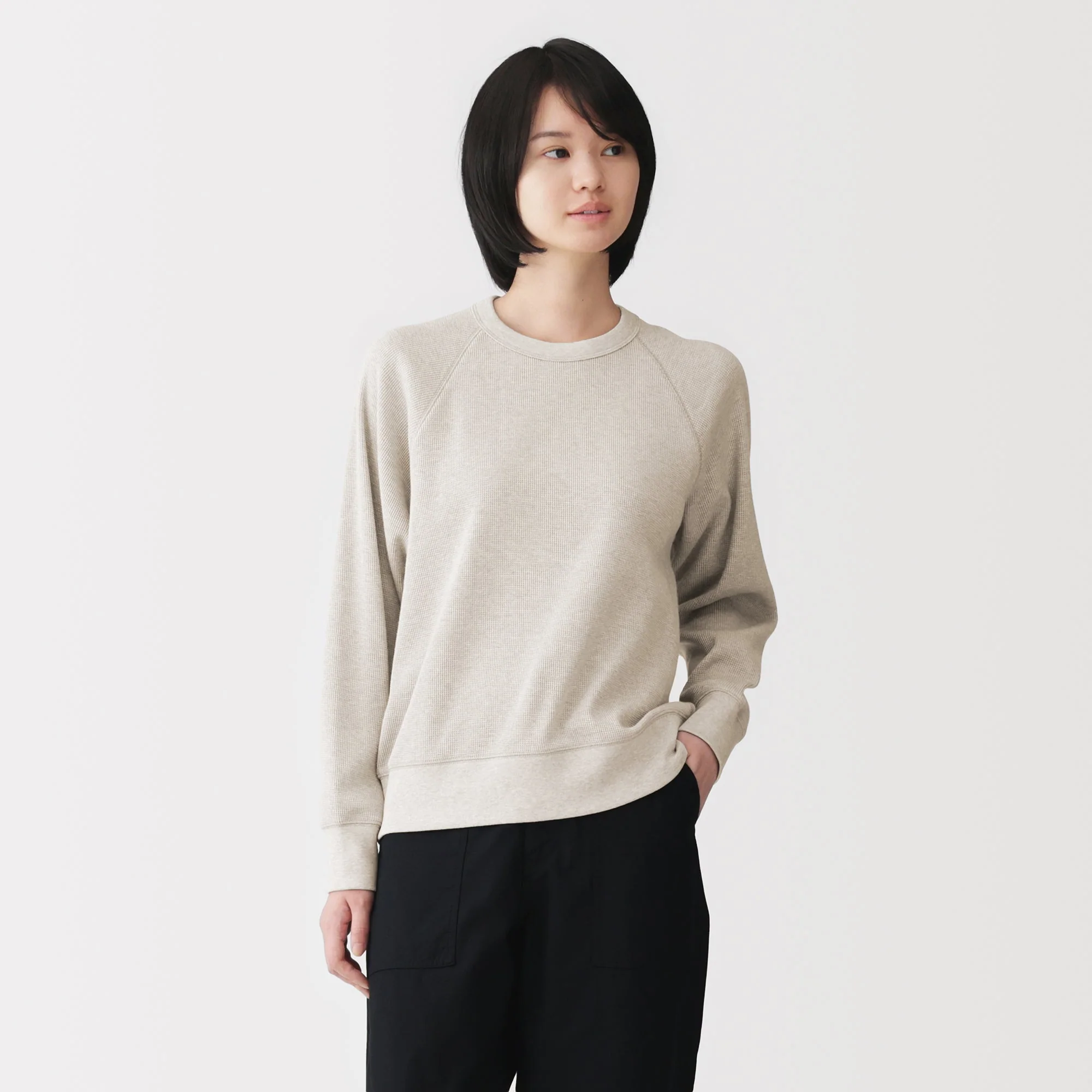 Waffle Crewneck T-Shirt - Image 3