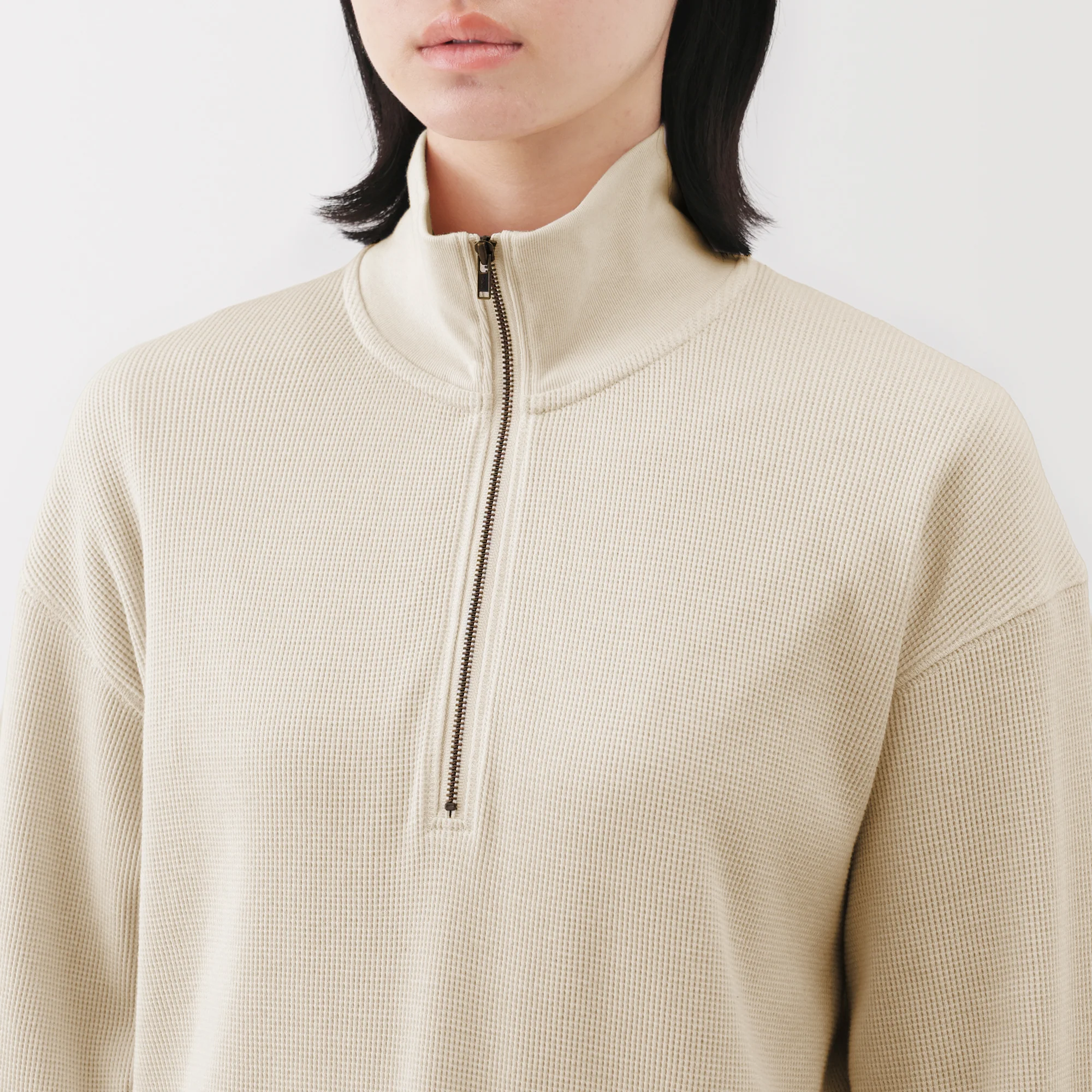 Waffle Half-Zip Pullover - Image 7