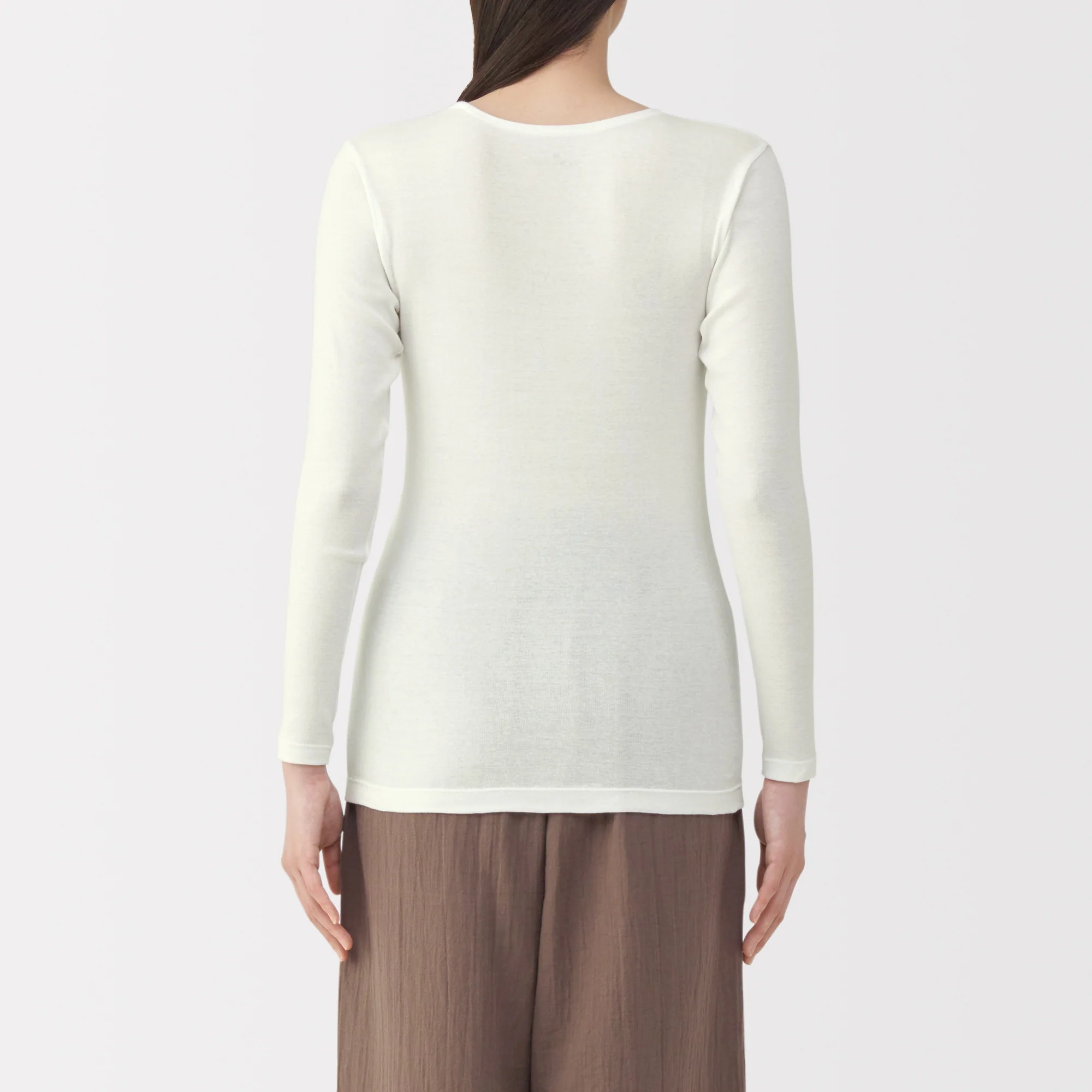 Warm Cotton Crew Neck T-Shirt - Image 13