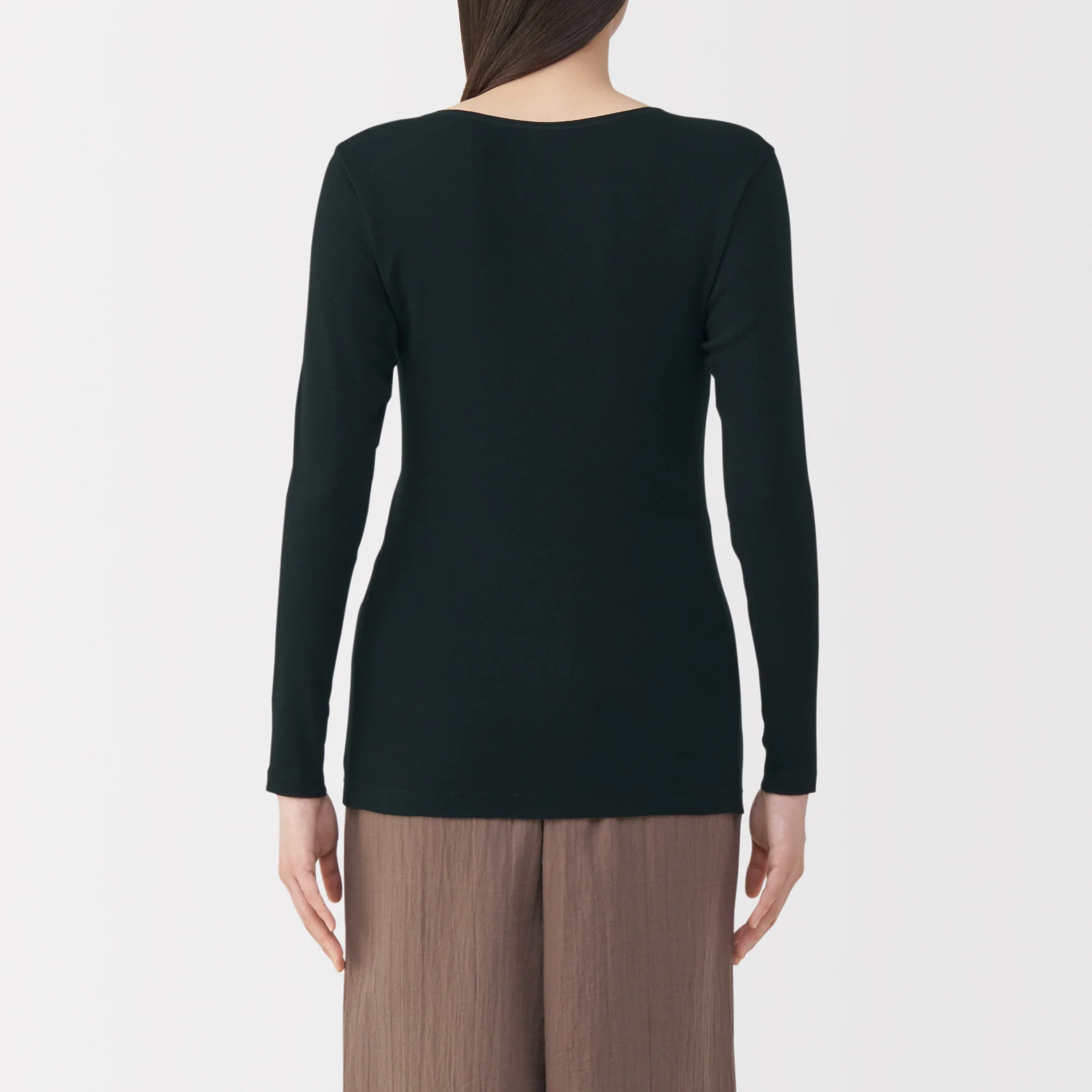 Warm Cotton Crew Neck T-Shirt - Image 20