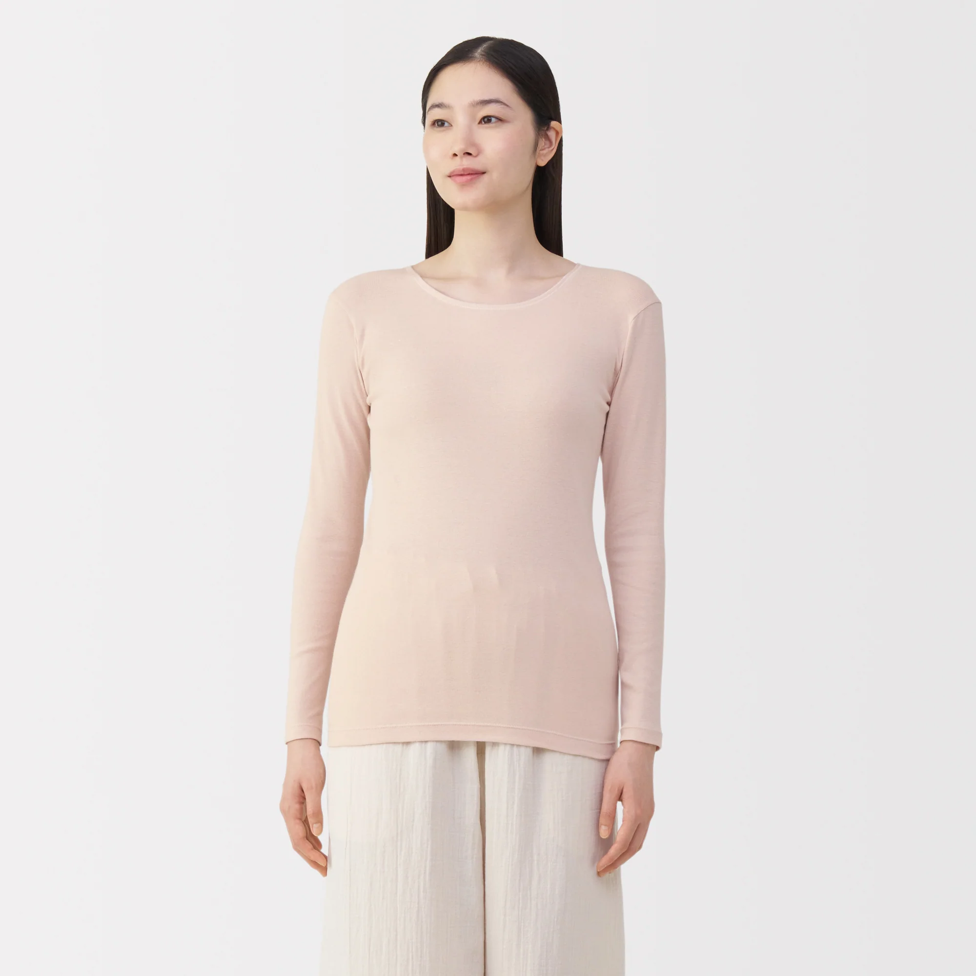 Warm Cotton Crew Neck T-Shirt - Image 24