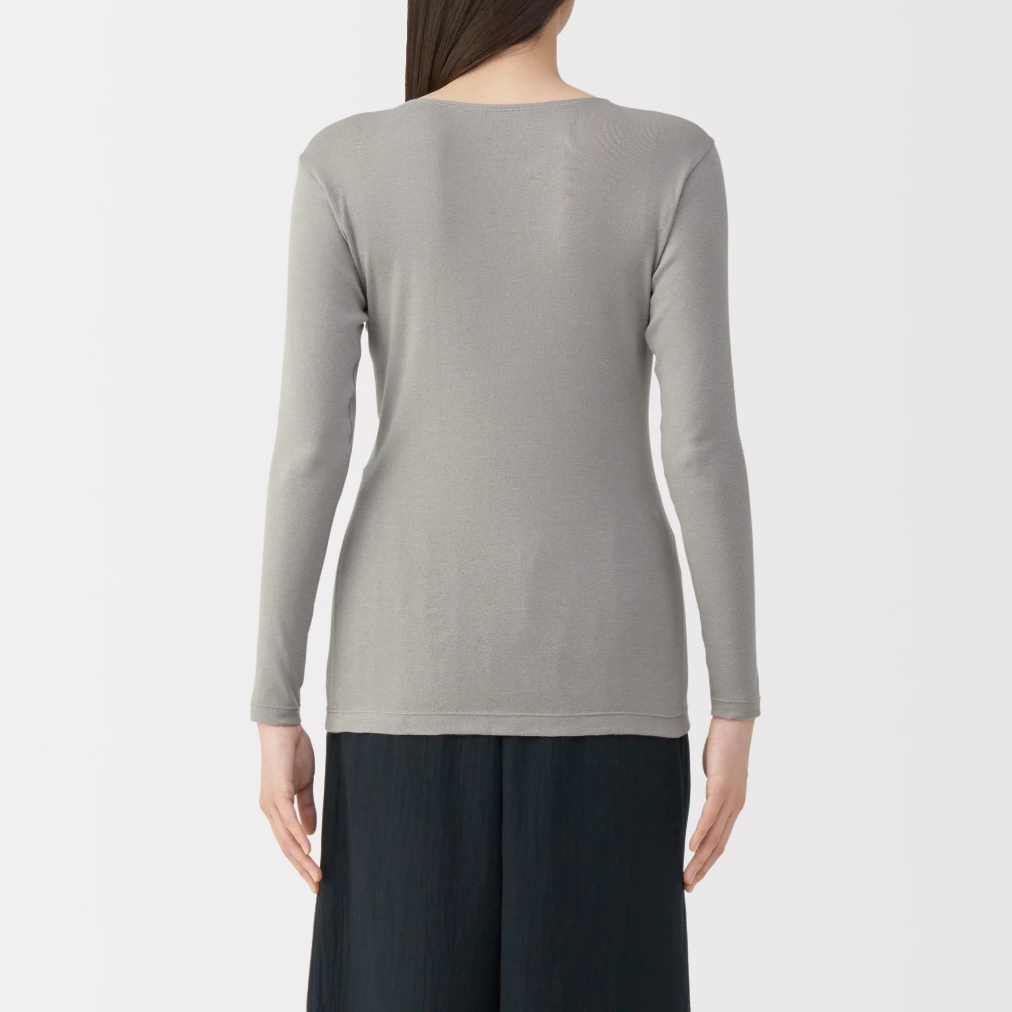 Warm Cotton Crew Neck T-Shirt - Image 6