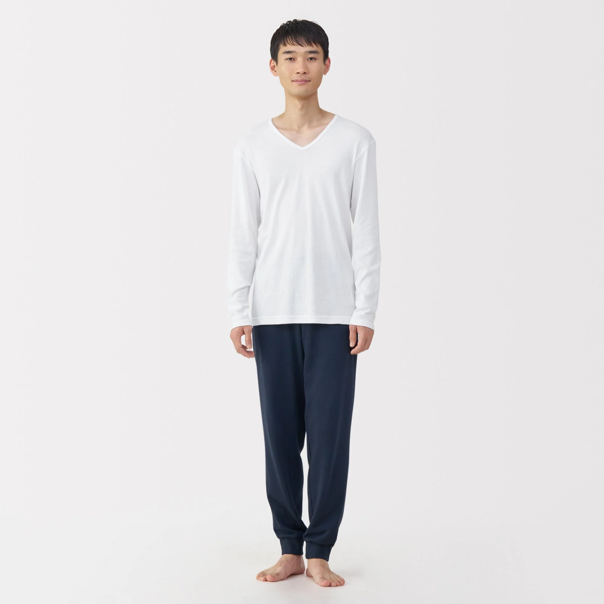 Warm Cotton V-Neck T-Shirt - Image 11