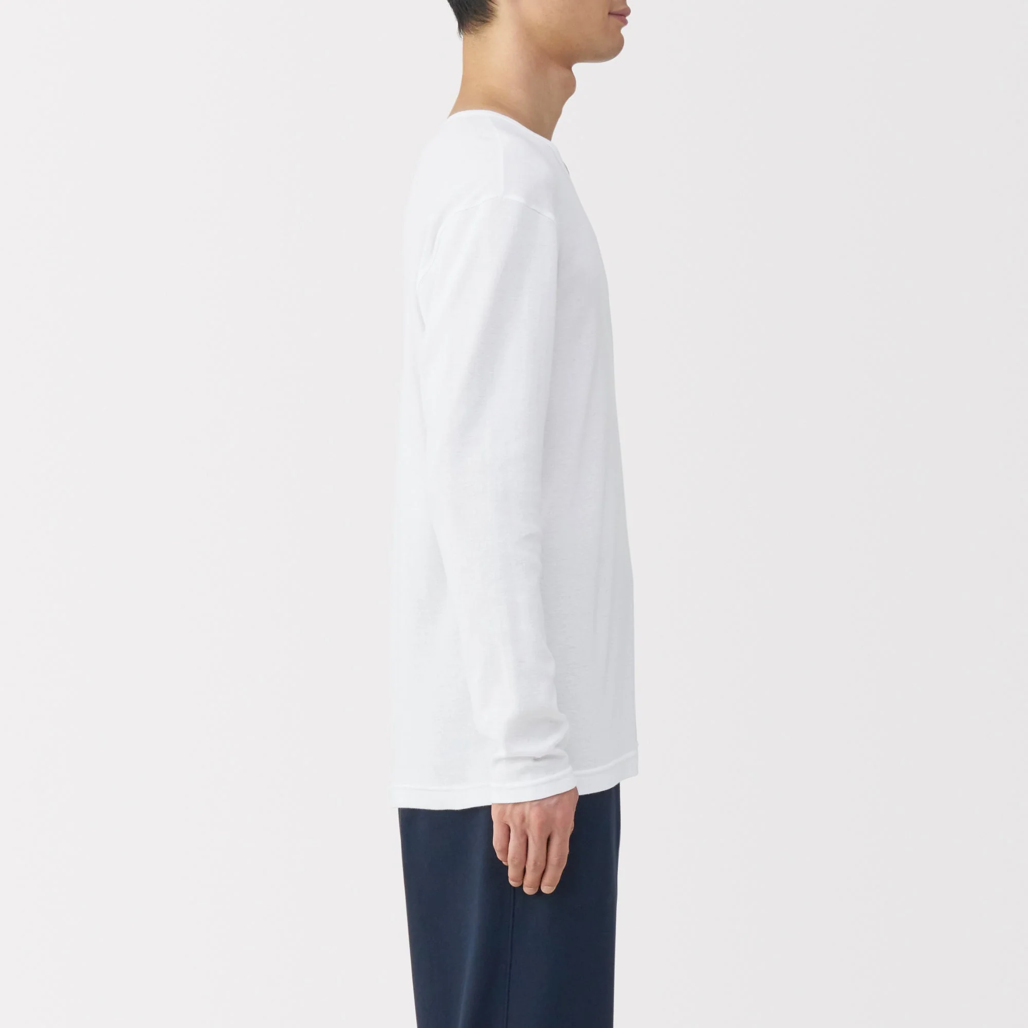 Warm Cotton V-Neck T-Shirt - Image 12