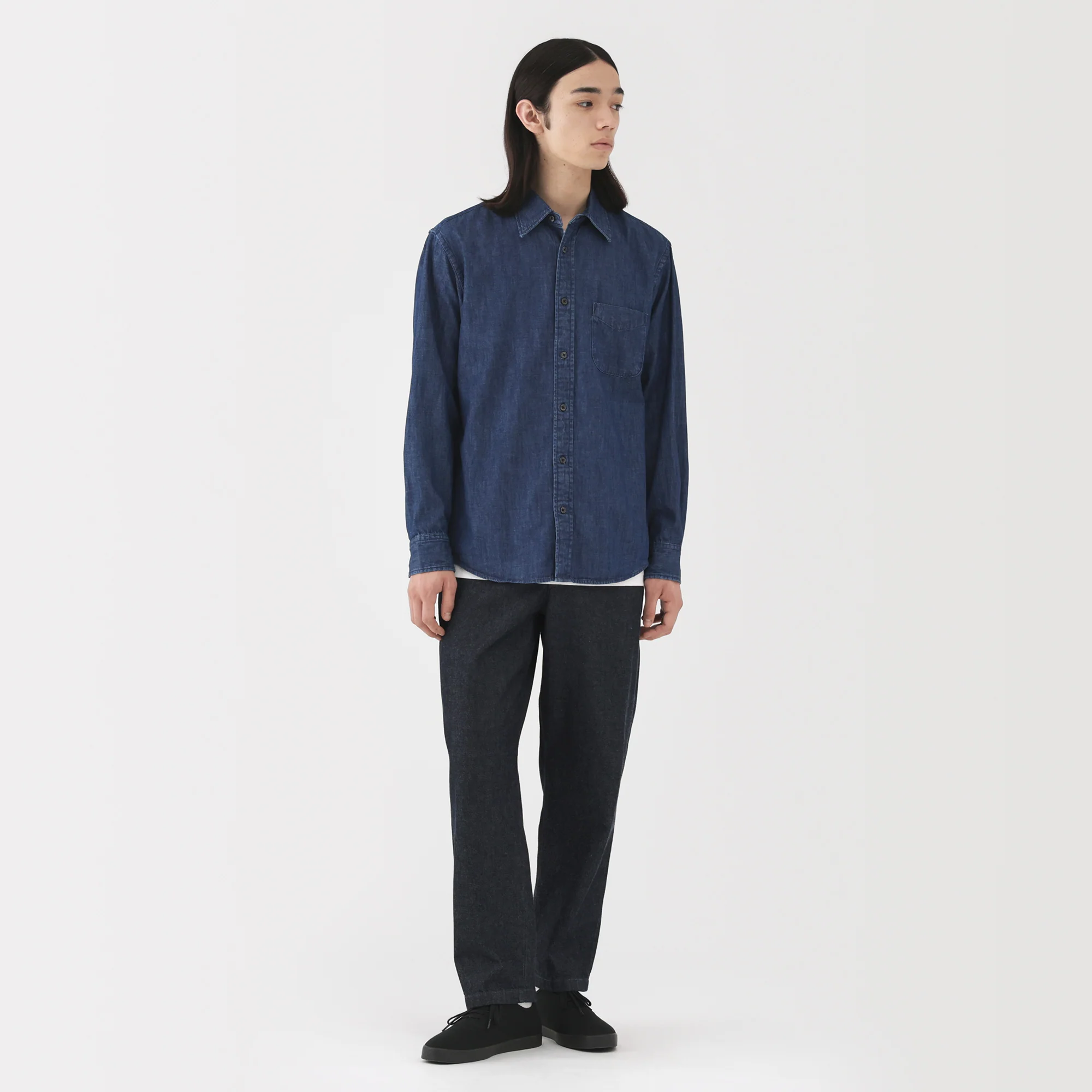 Denim Easy Pants - Image 4