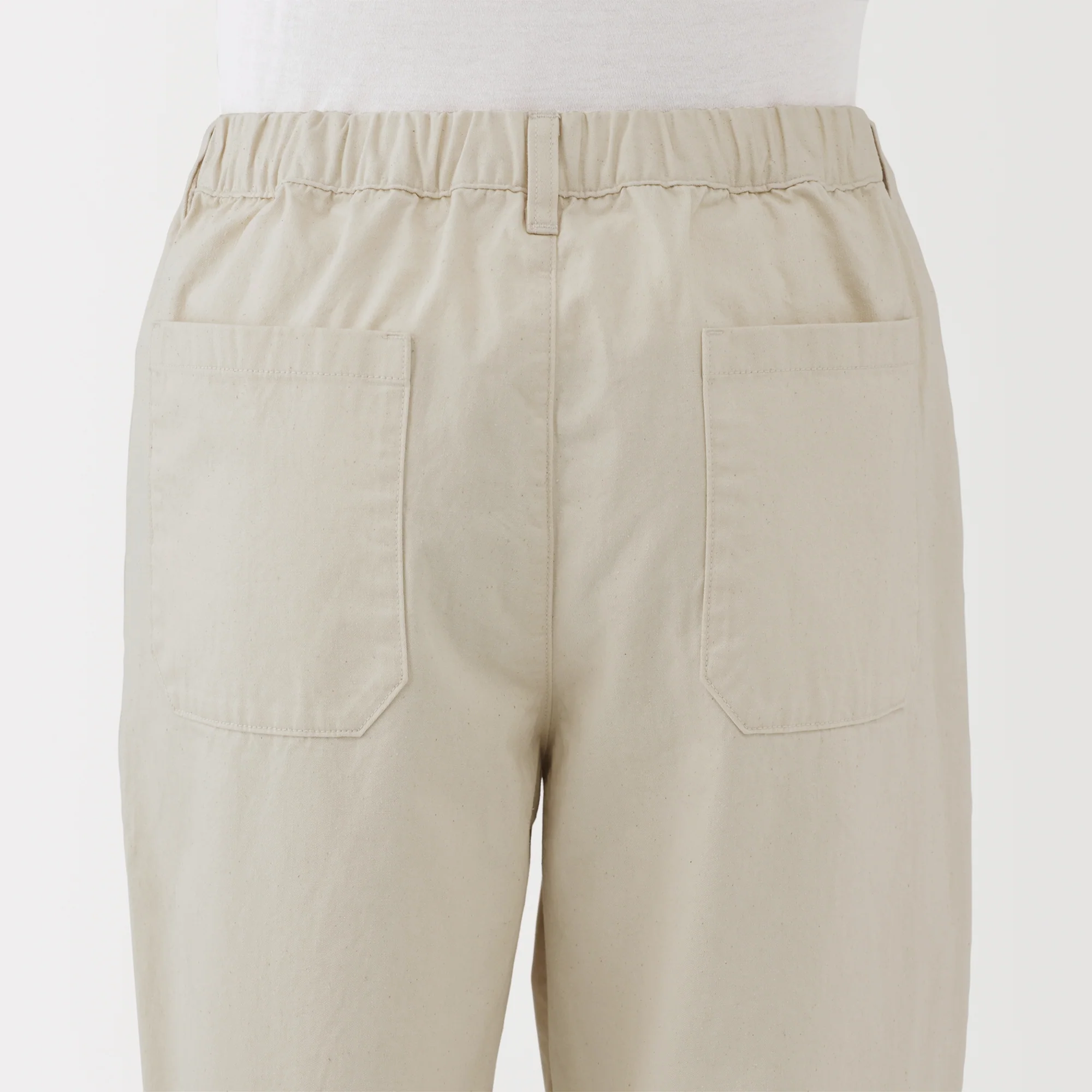 Washed Denim Easy Pants - Image 8