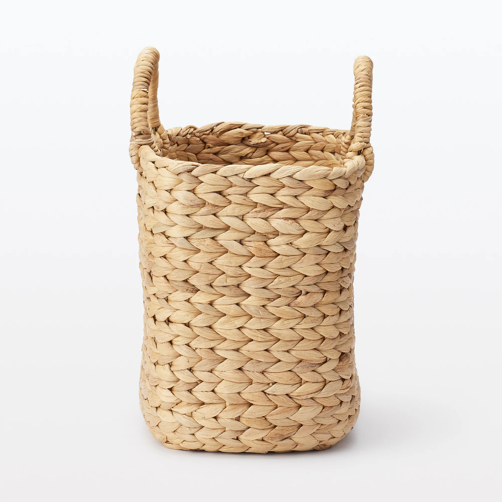 Water Hyacinth Basket - Large W14.6 x D7.3 x H10.2" - Image 4