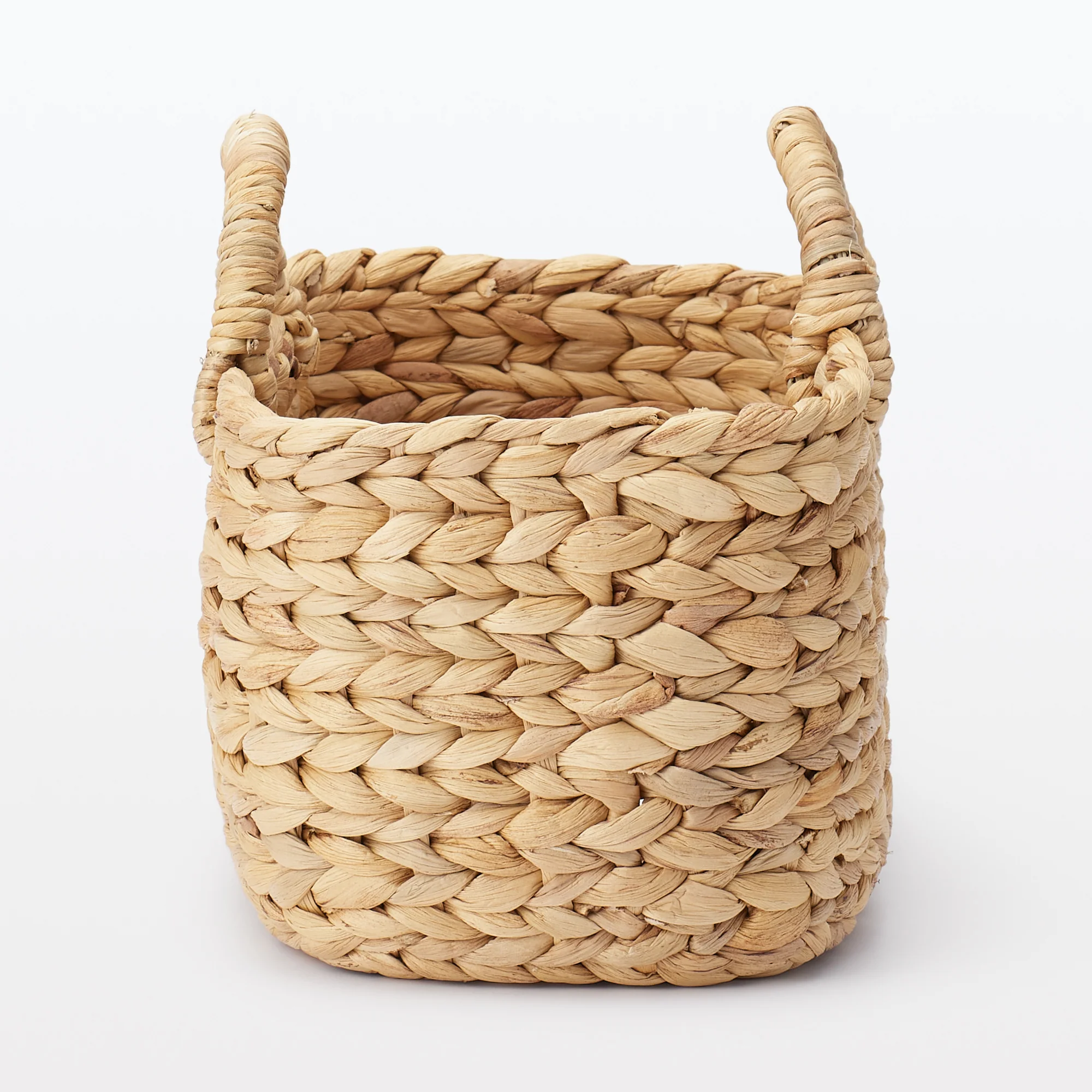 Water Hyacinth Basket - Oval - Small W14.6 x D7.3 x H6.3" - Image 4
