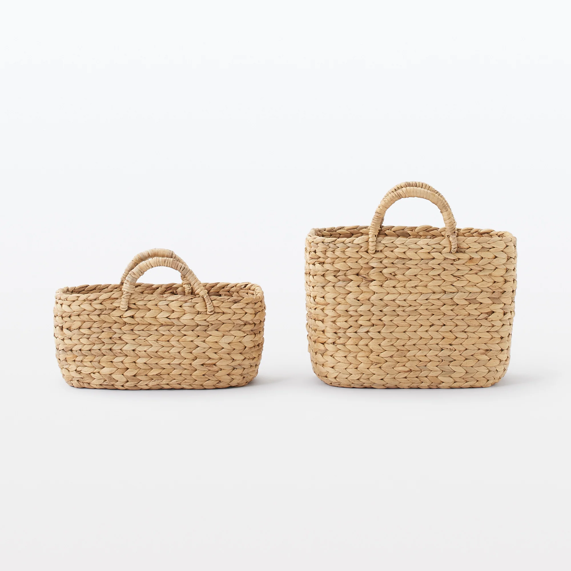 Water Hyacinth Basket - Oval - Small W14.6 x D7.3 x H6.3" - Image 7