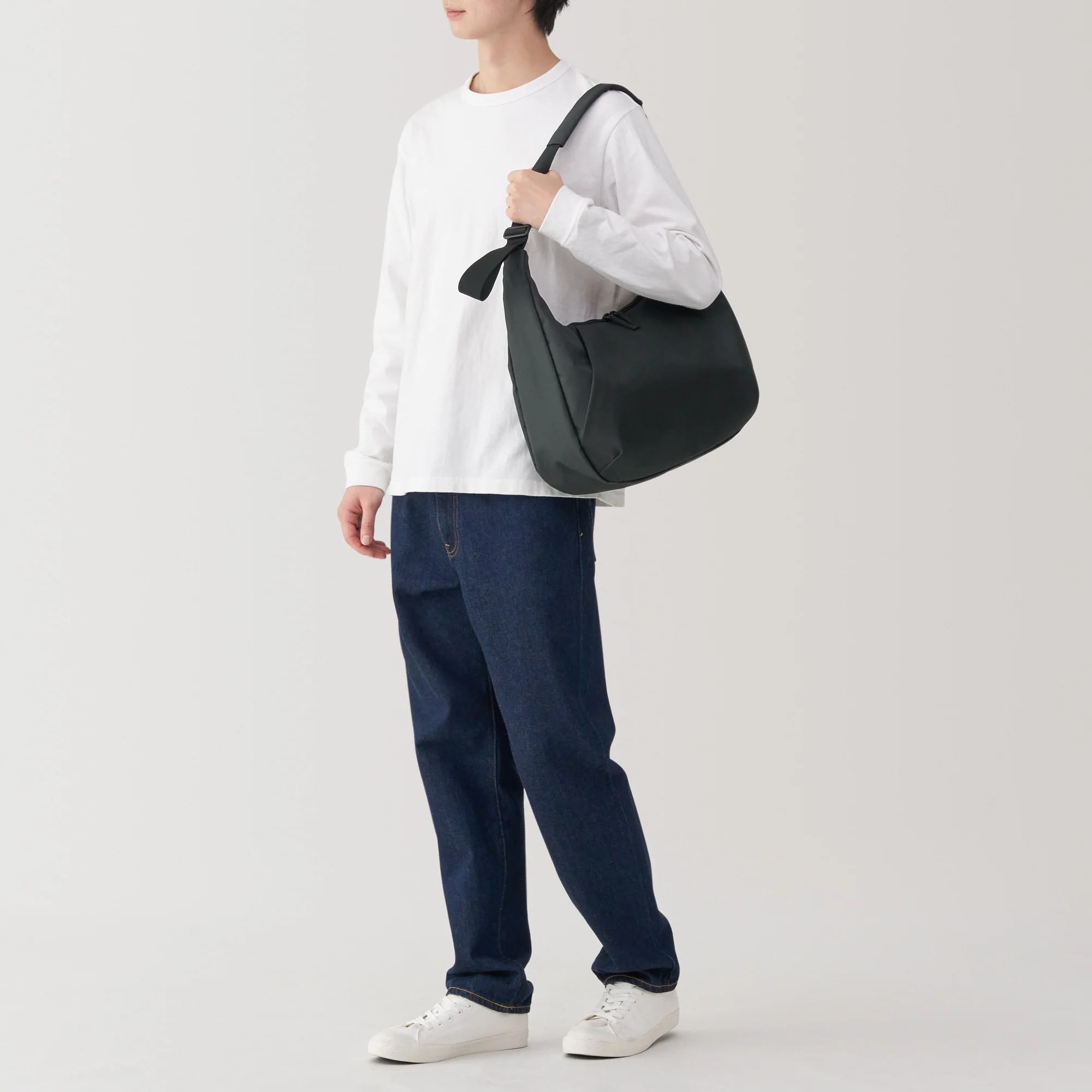 Water Repellent 2-Way Shoulder Bag - Image 12