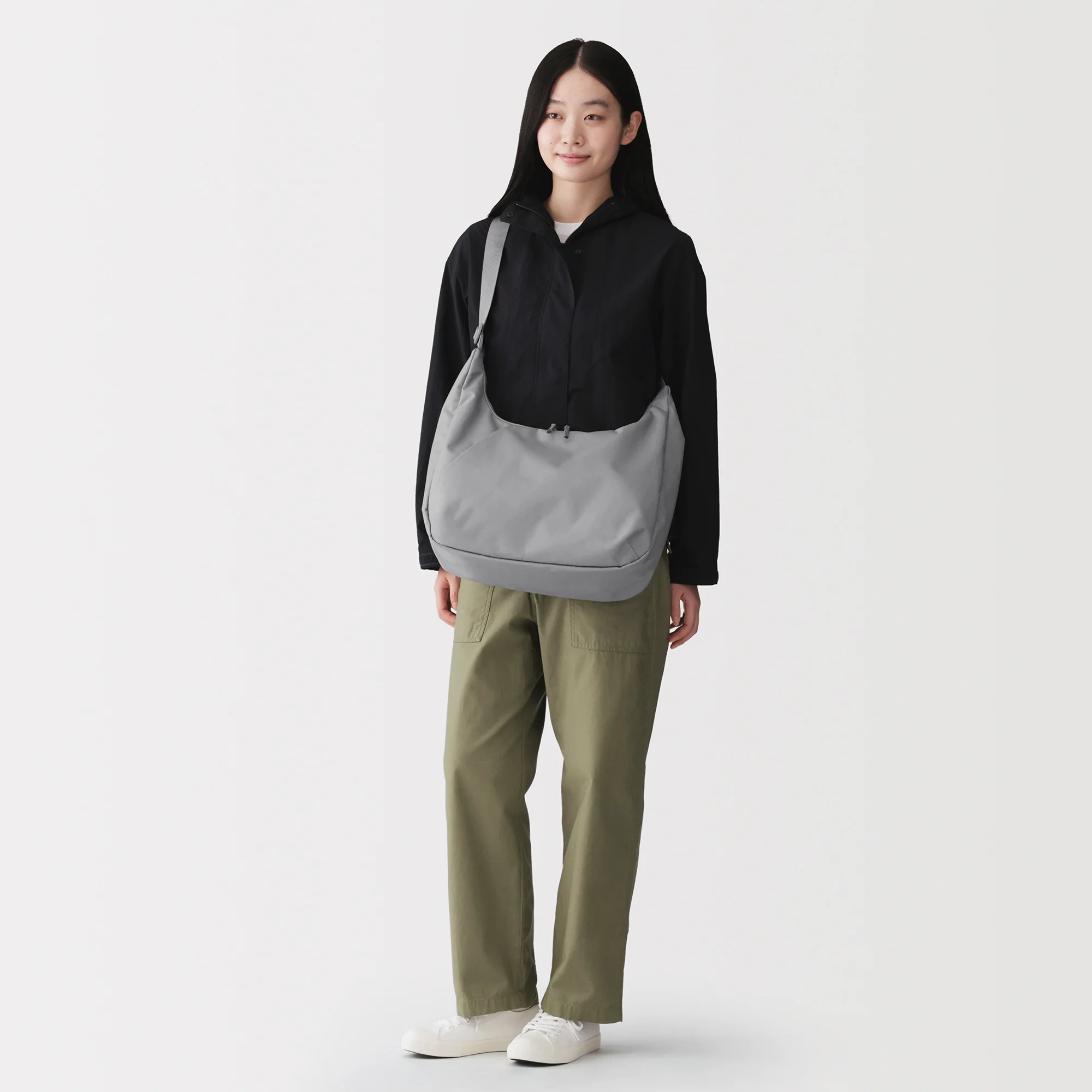 Water Repellent 2-Way Shoulder Bag