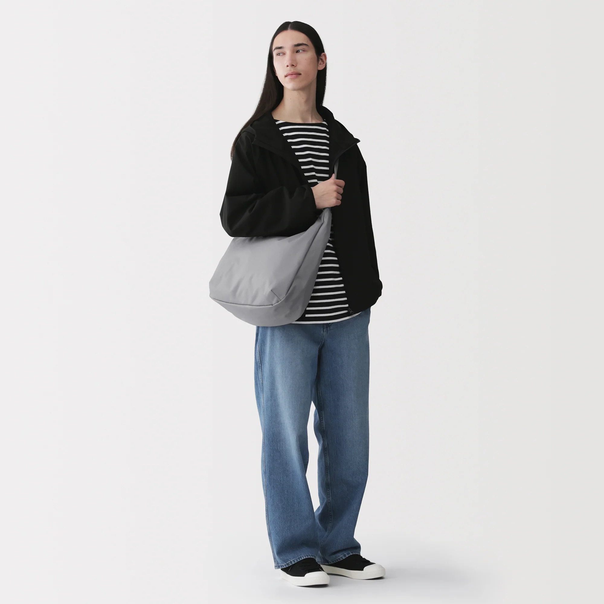 Water Repellent 2-Way Shoulder Bag - Image 5