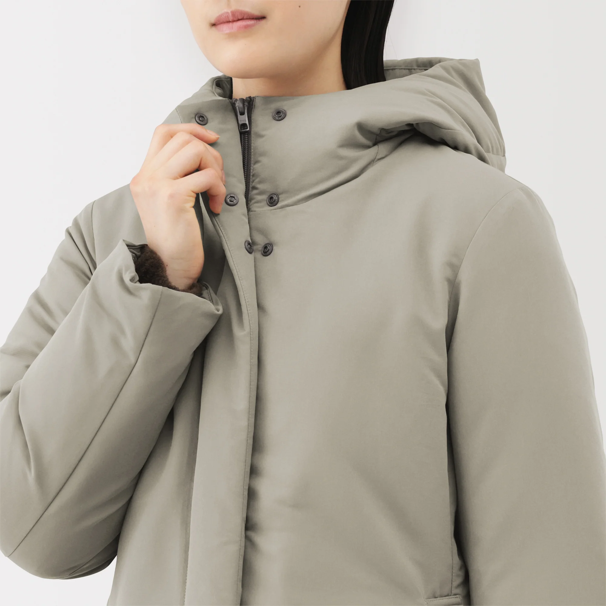 Water-Repellent Down Long Coat - Image 30