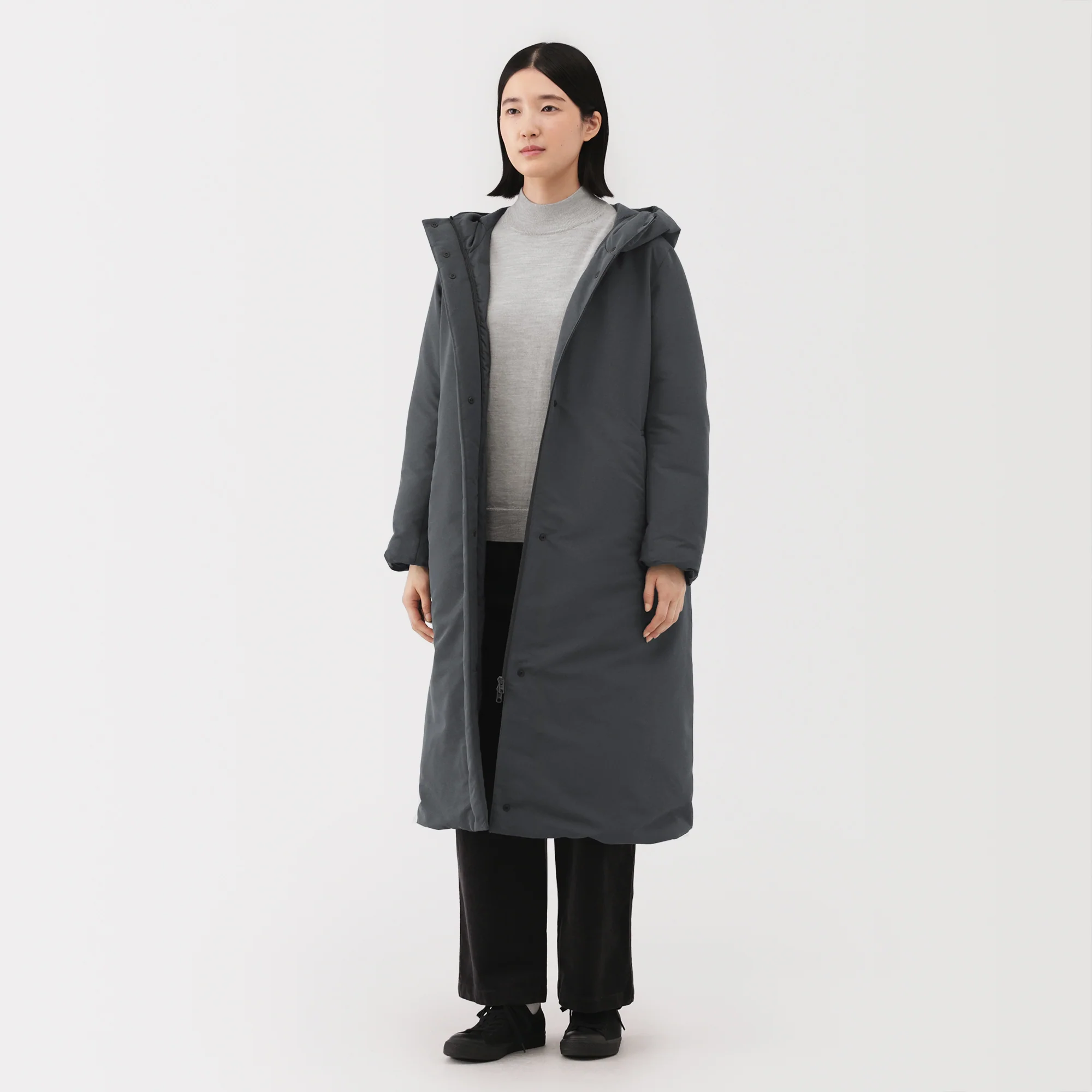 Water-Repellent Down Long Coat - Image 4
