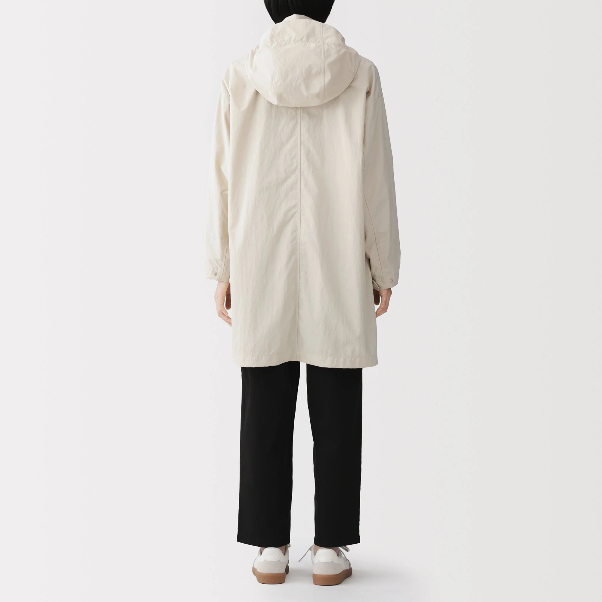 Water Repellent Hooded Long Coat - Image 26