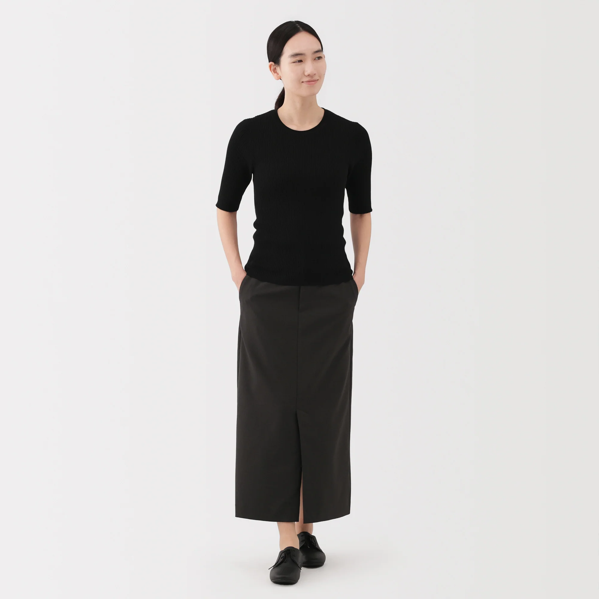 Water Repellent Straight Skirt - Image 16