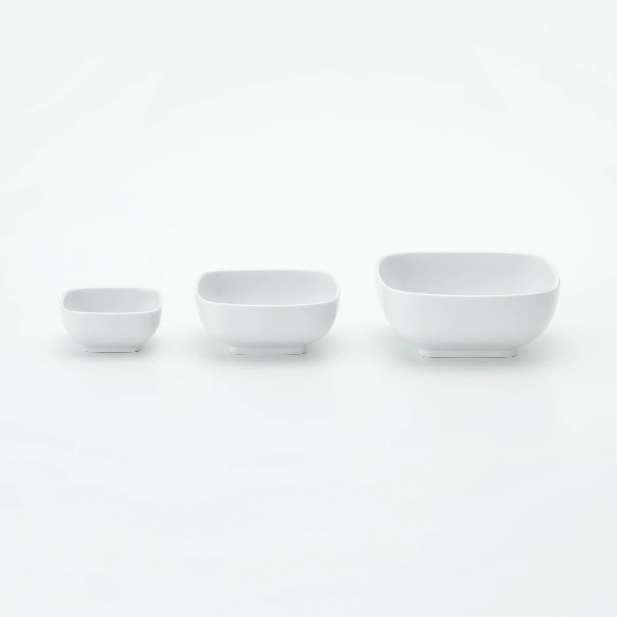 White Porcelain Square Bowl - Image 12