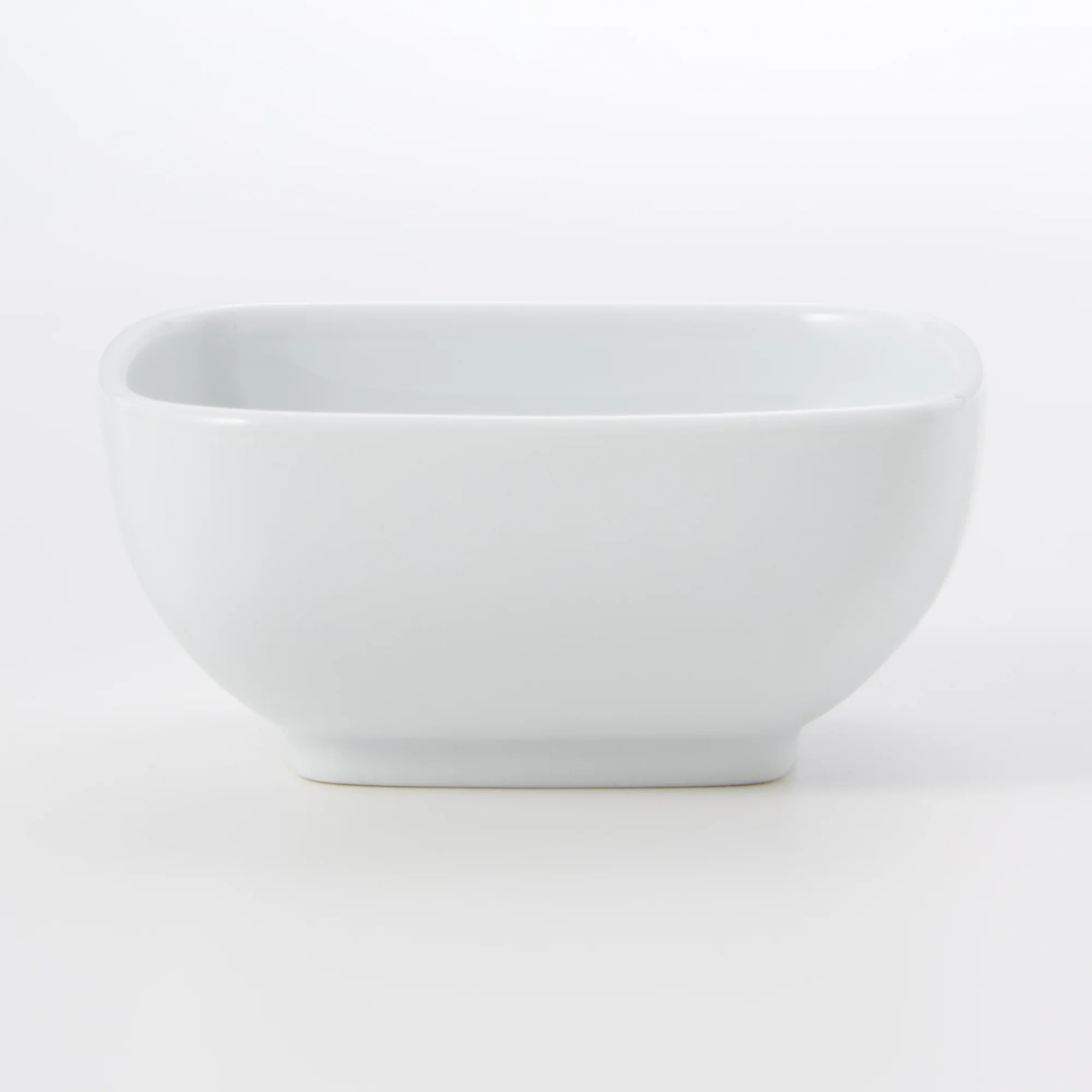 White Porcelain Square Bowl - Image 2