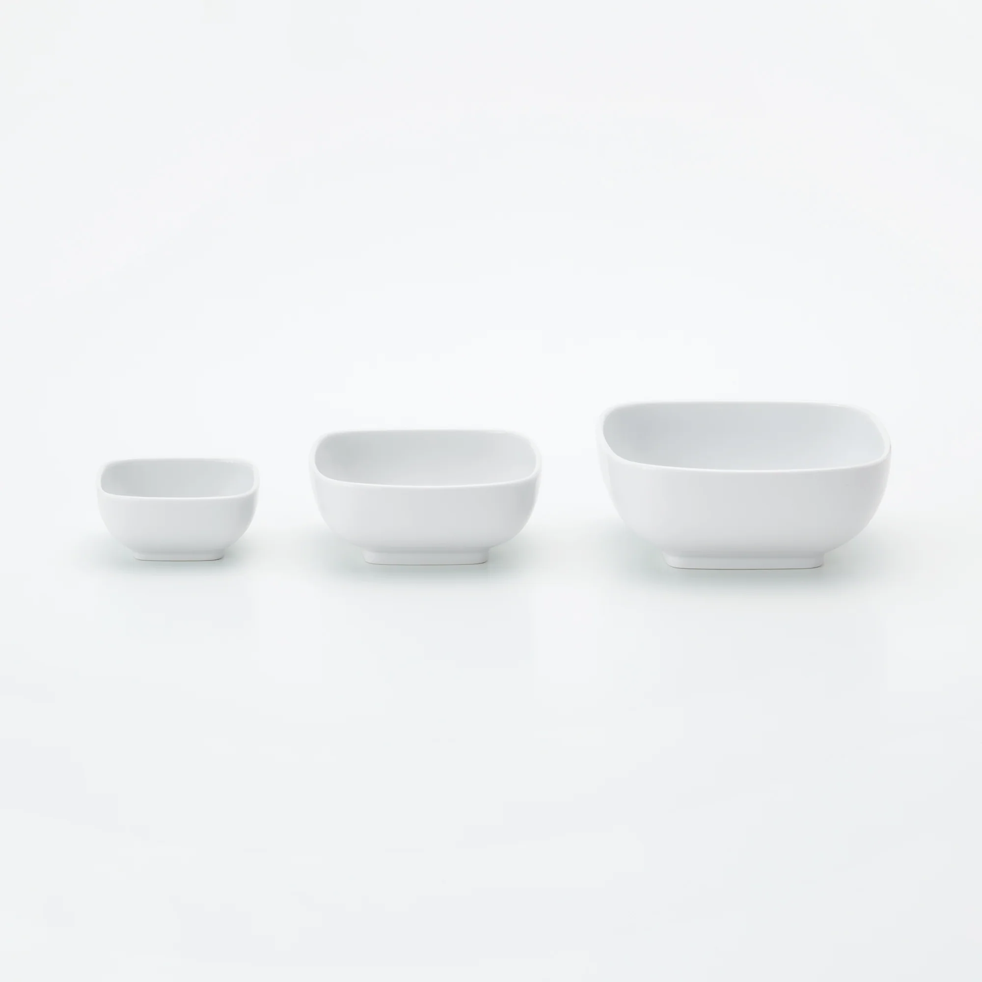 White Porcelain Square Bowl - Image 6