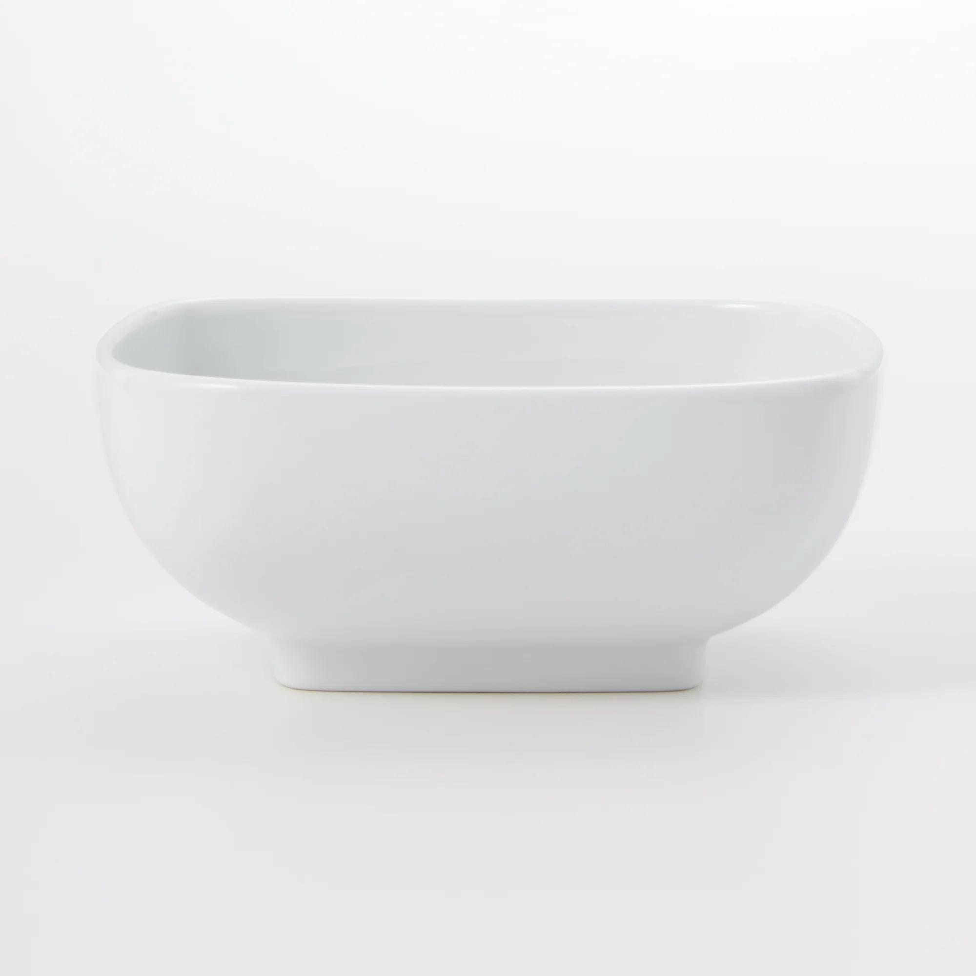 White Porcelain Square Bowl - Image 8