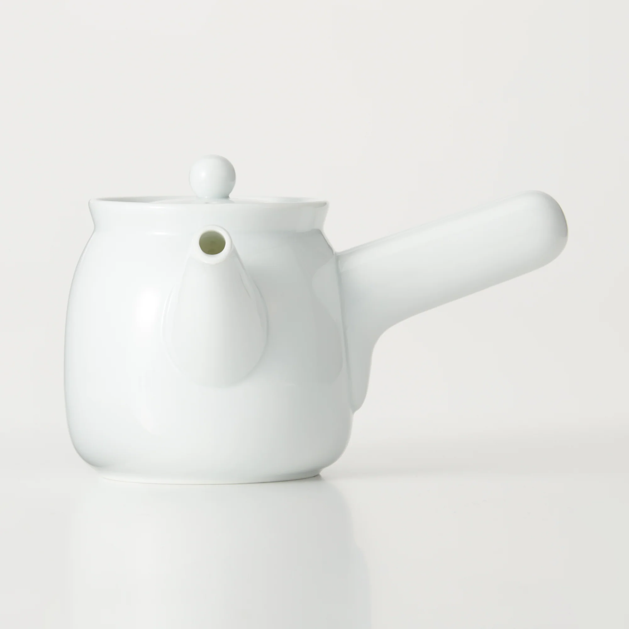 White Porcelain Tea Pot - Image 2