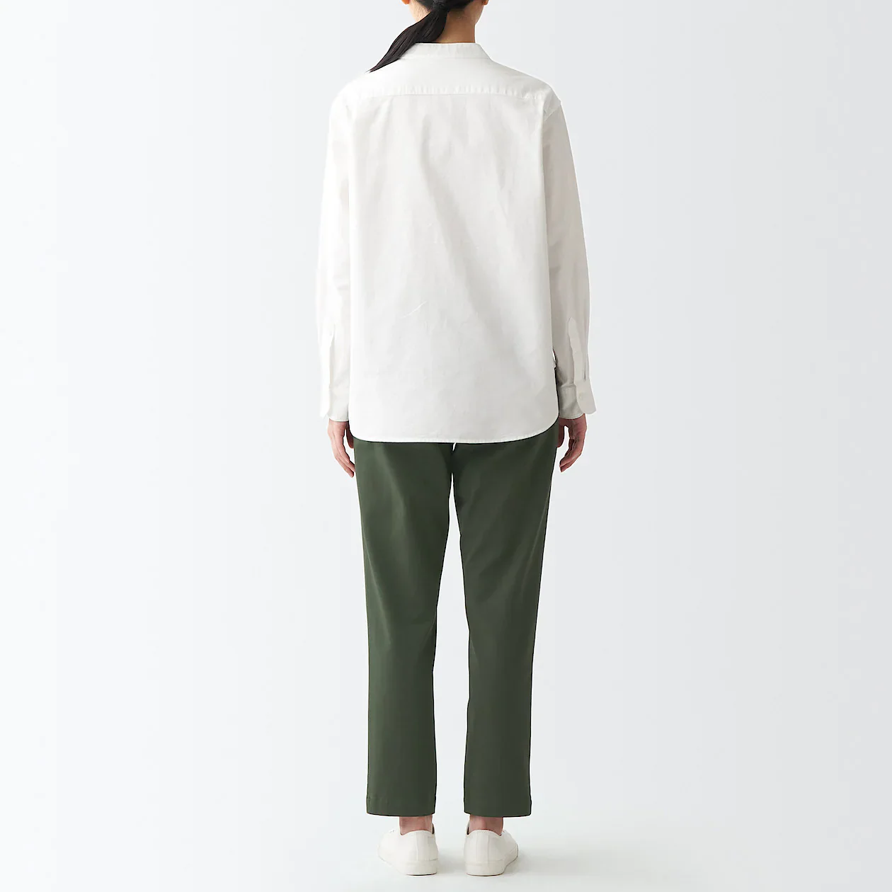 Women's 4-Way Stretch Chino Slim Tapered Pants (L 30inch / 75cm) - Image 26