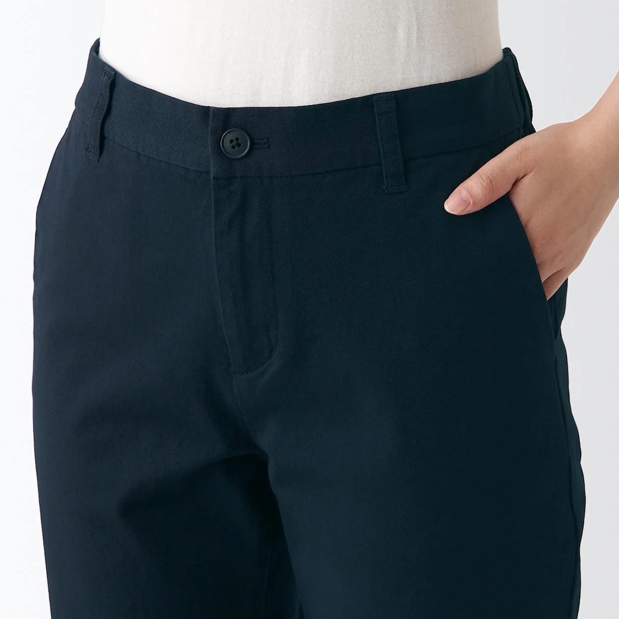 Women's 4-Way Stretch Chino Slim Tapered Pants (L32") - Image 17