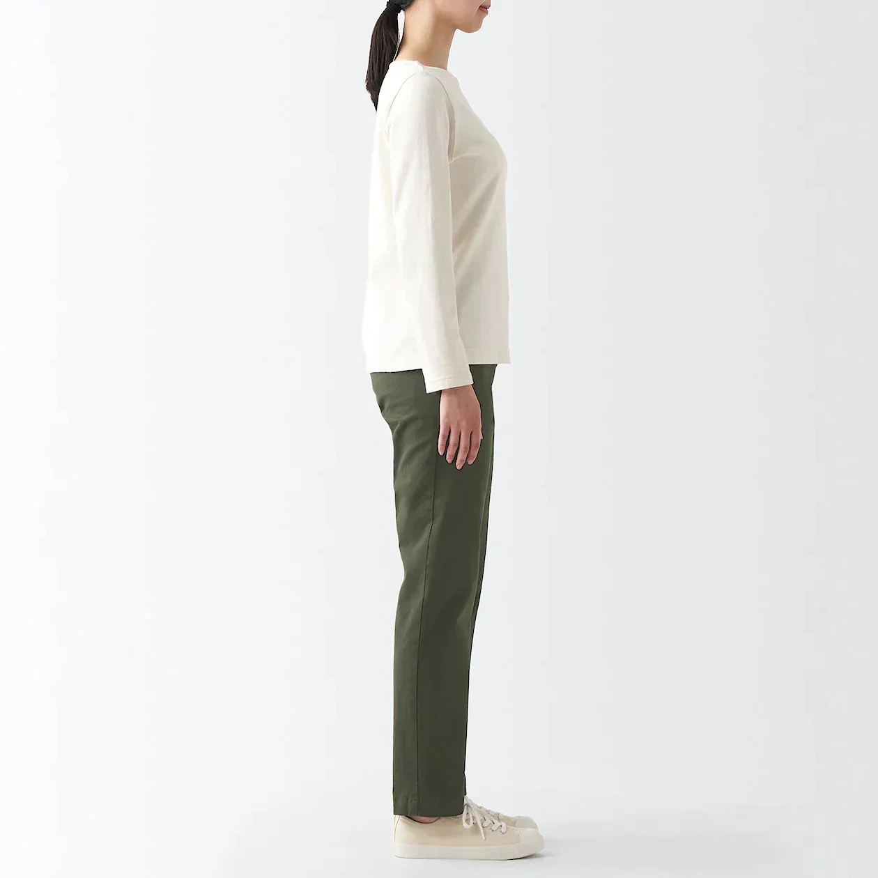 Women's 4-Way Stretch Chino Slim Tapered Pants (L32") - Image 24