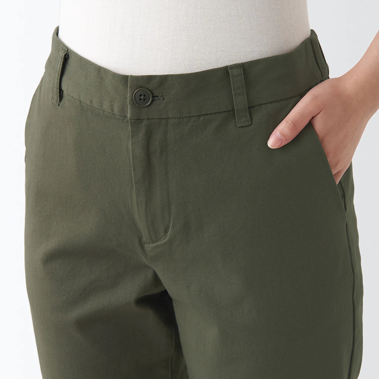 Women's 4-Way Stretch Chino Slim Tapered Pants (L32") - Image 27