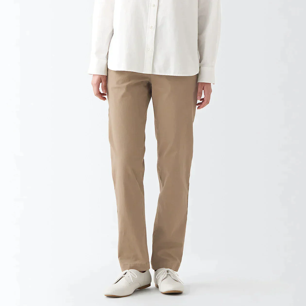 Women's 4-Way Stretch Chino Slim Tapered Pants (L32") - Image 3